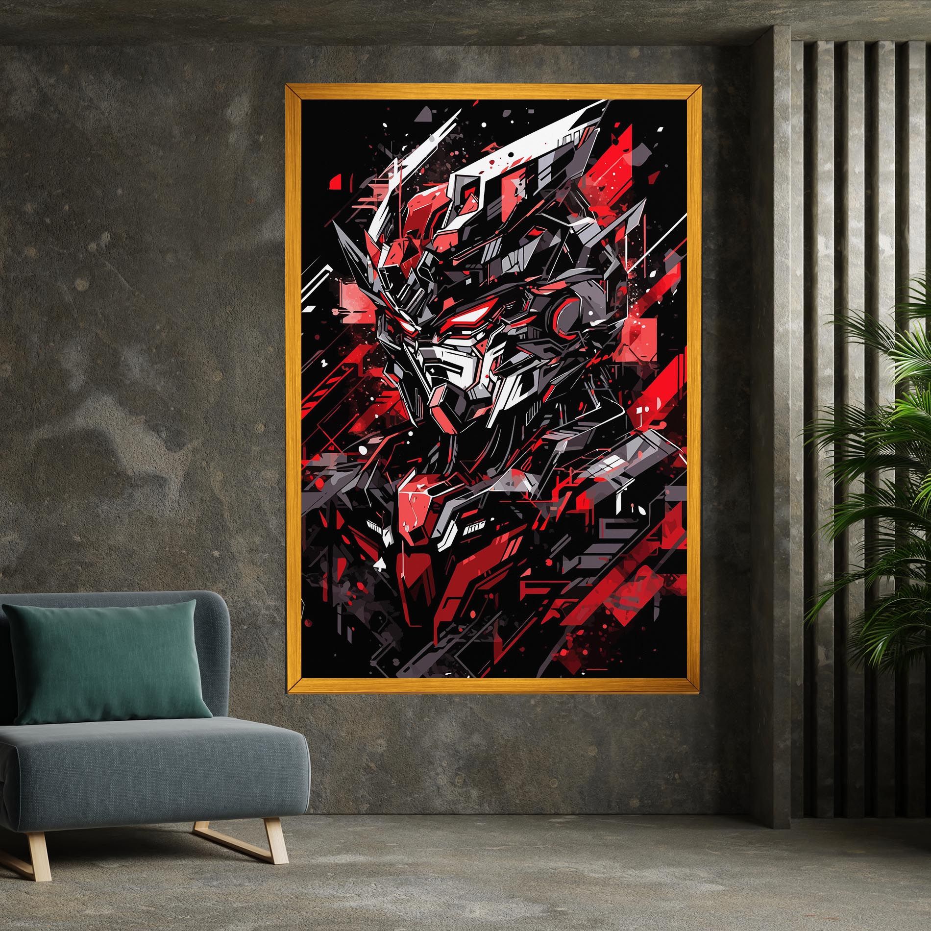 Red Grey Robot mockup 7