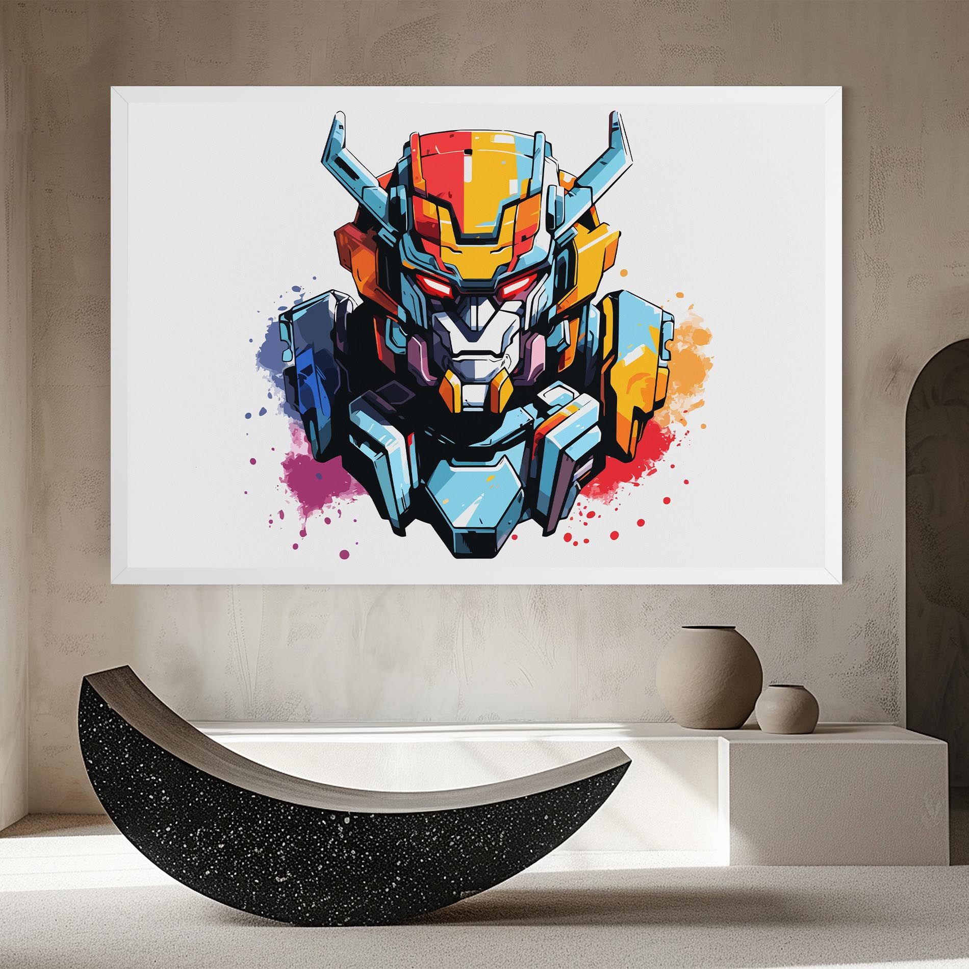 Colorful Robot mockup 8