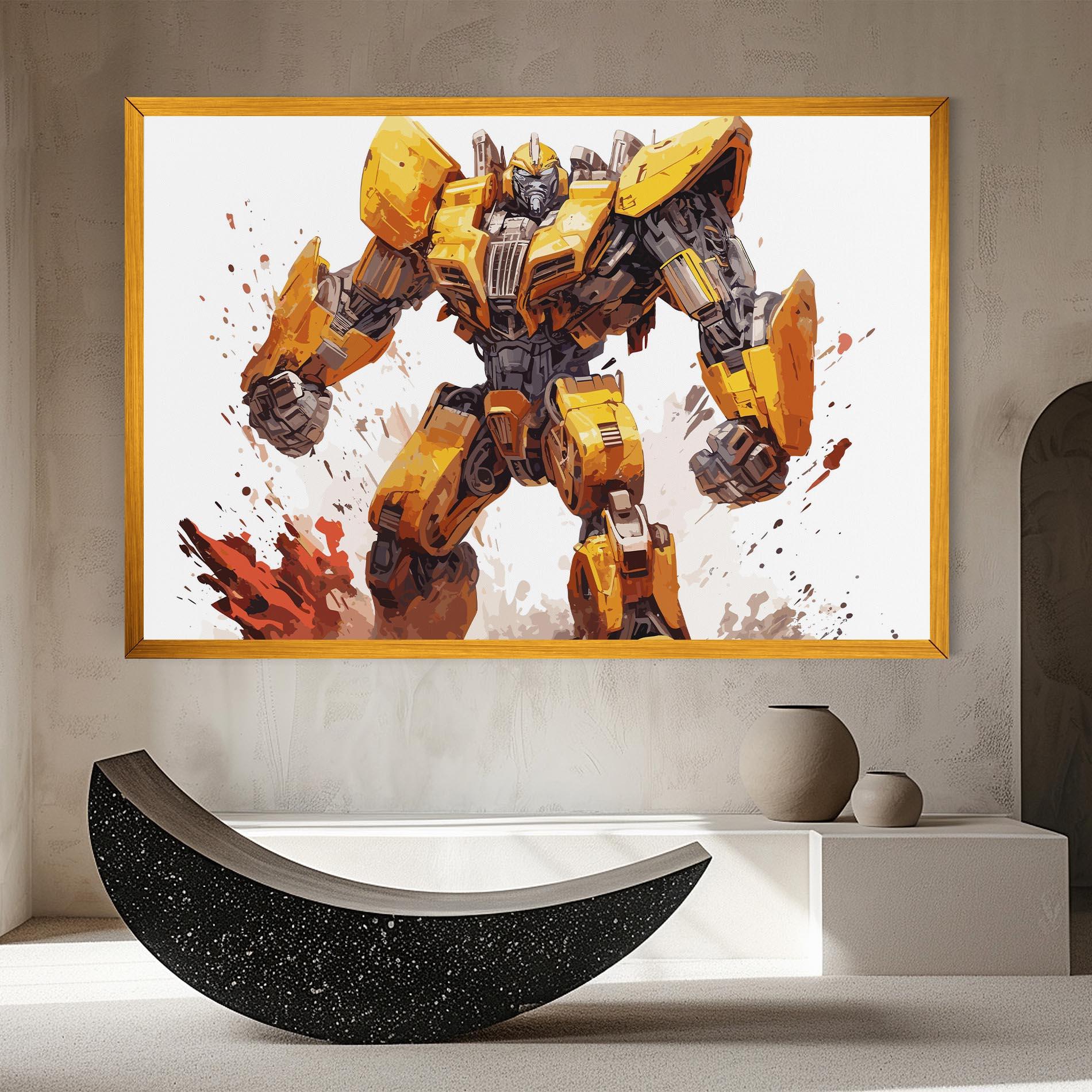 Картина на платно Battle Machine mockup 8