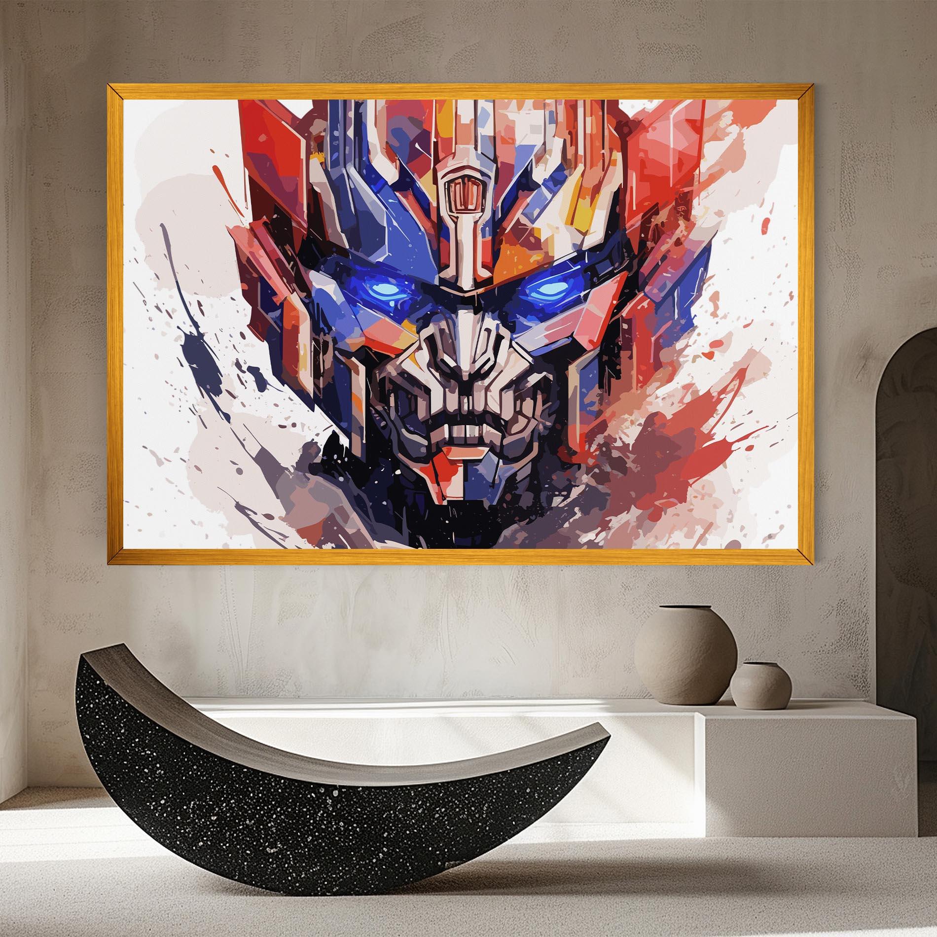 Картина на платно Optimus Prime Art mockup 8