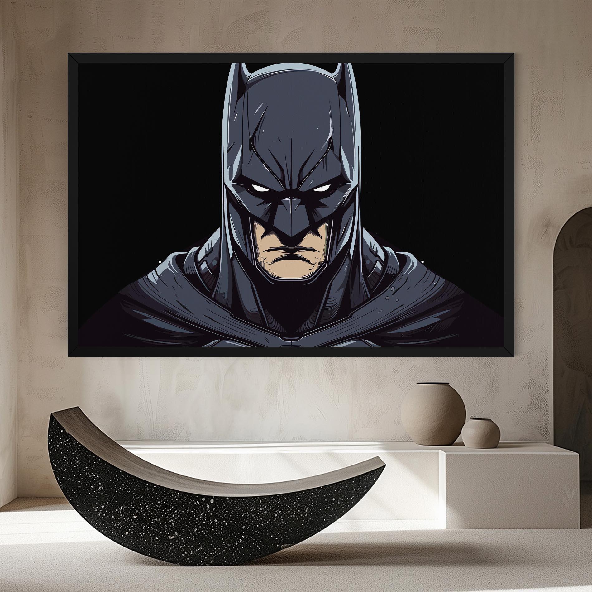 Картина на платно Batman Face mockup 8