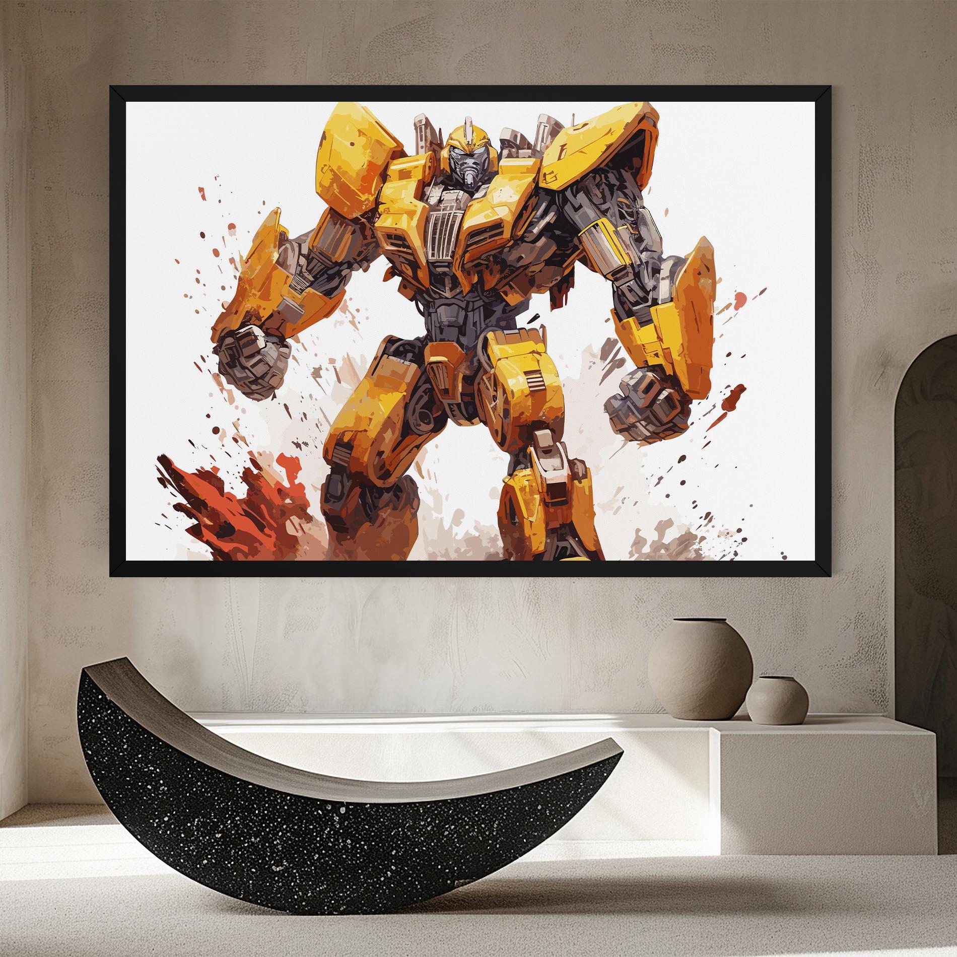 Картина на платно Battle Machine mockup 8