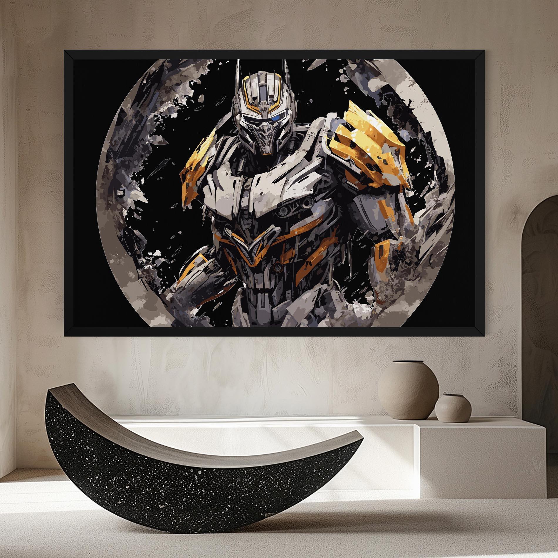 Картина на платно Grey Transformers mockup 8