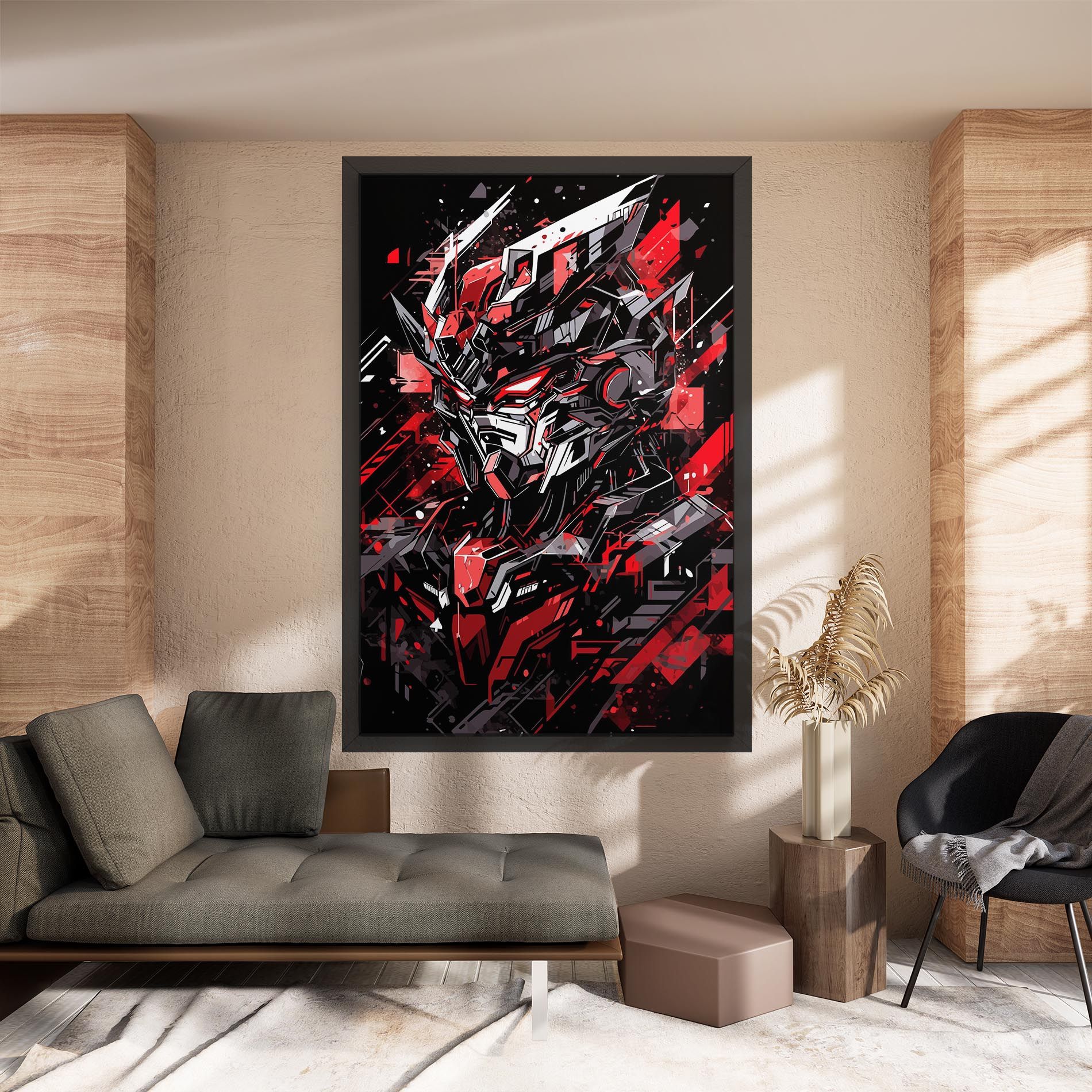 Red Grey Robot mockup 8