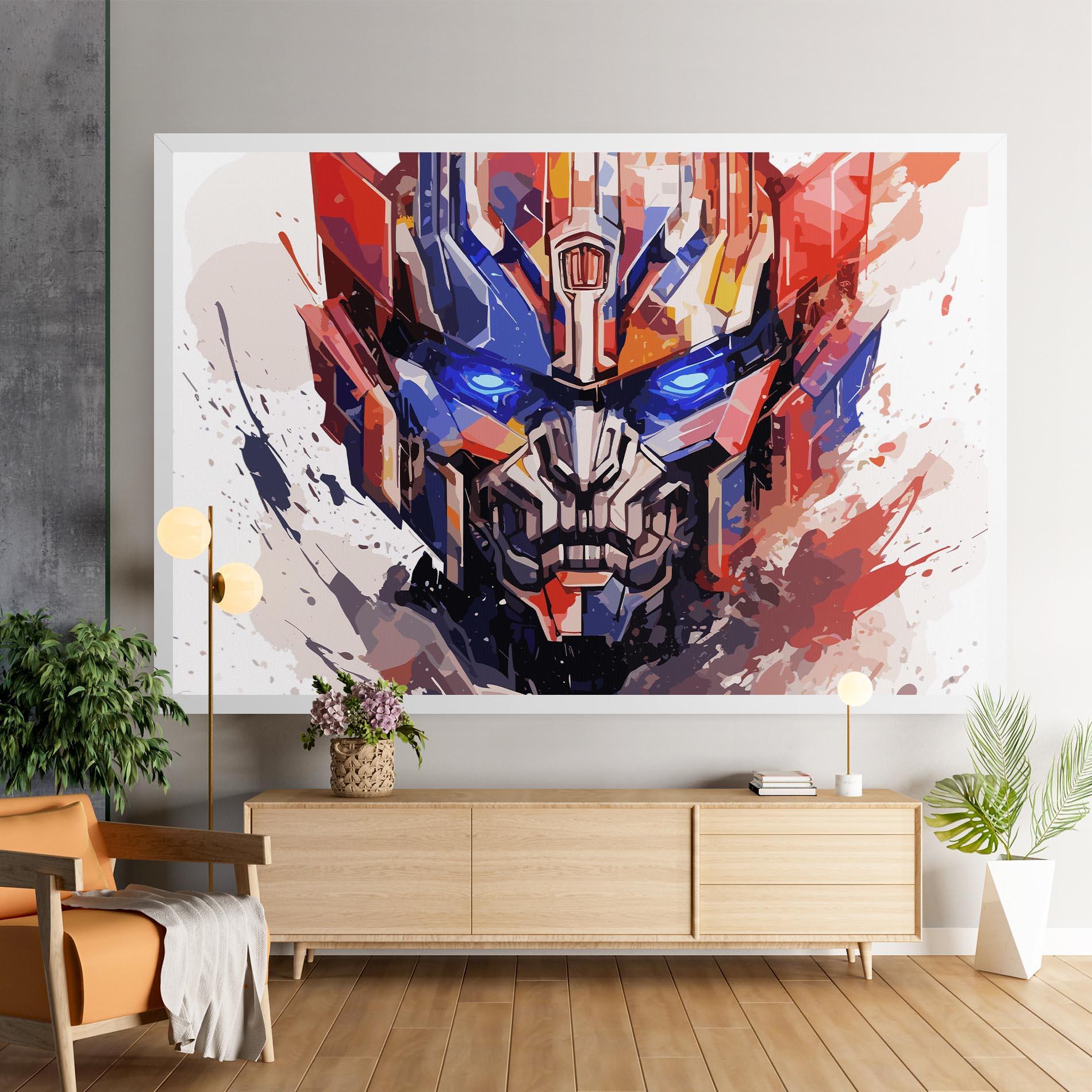 Картина на платно Optimus Prime Art mockup 9