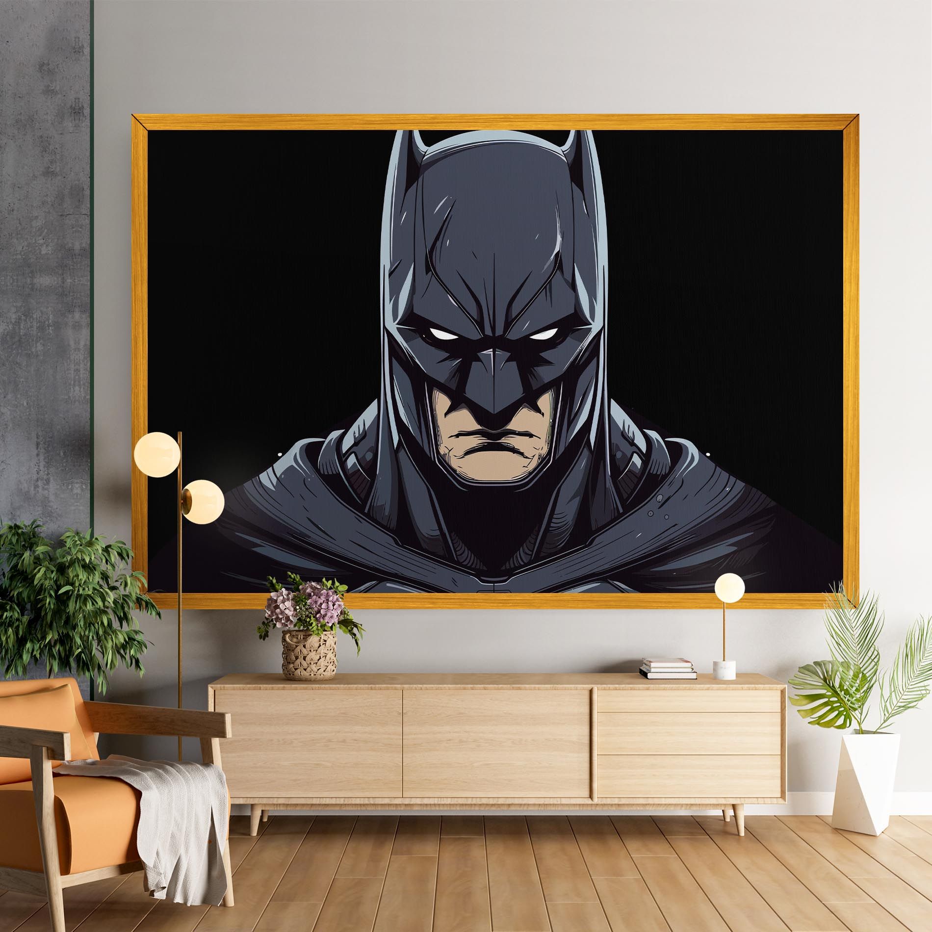 Batman Face mockup 9