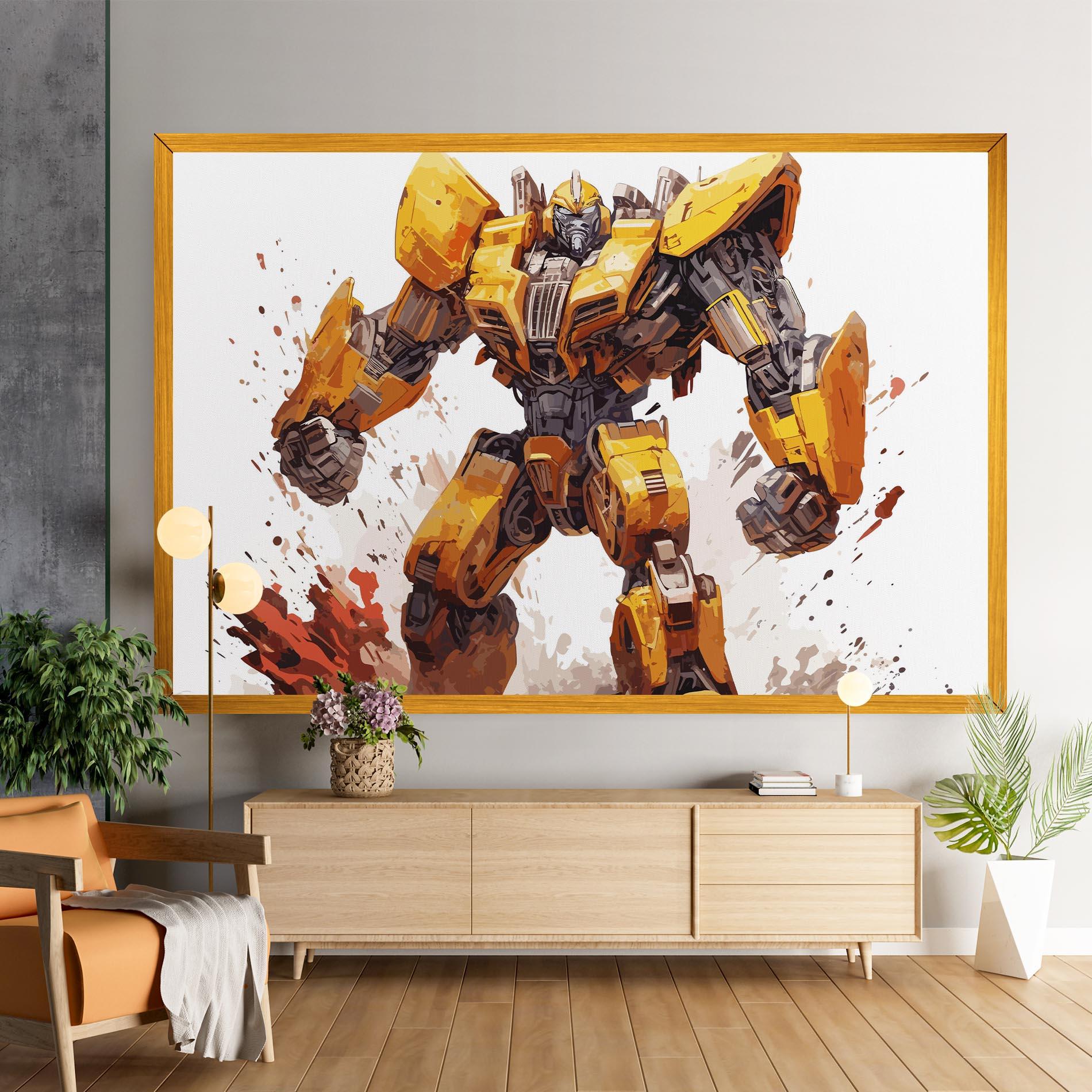 Картина на платно Battle Machine mockup 9