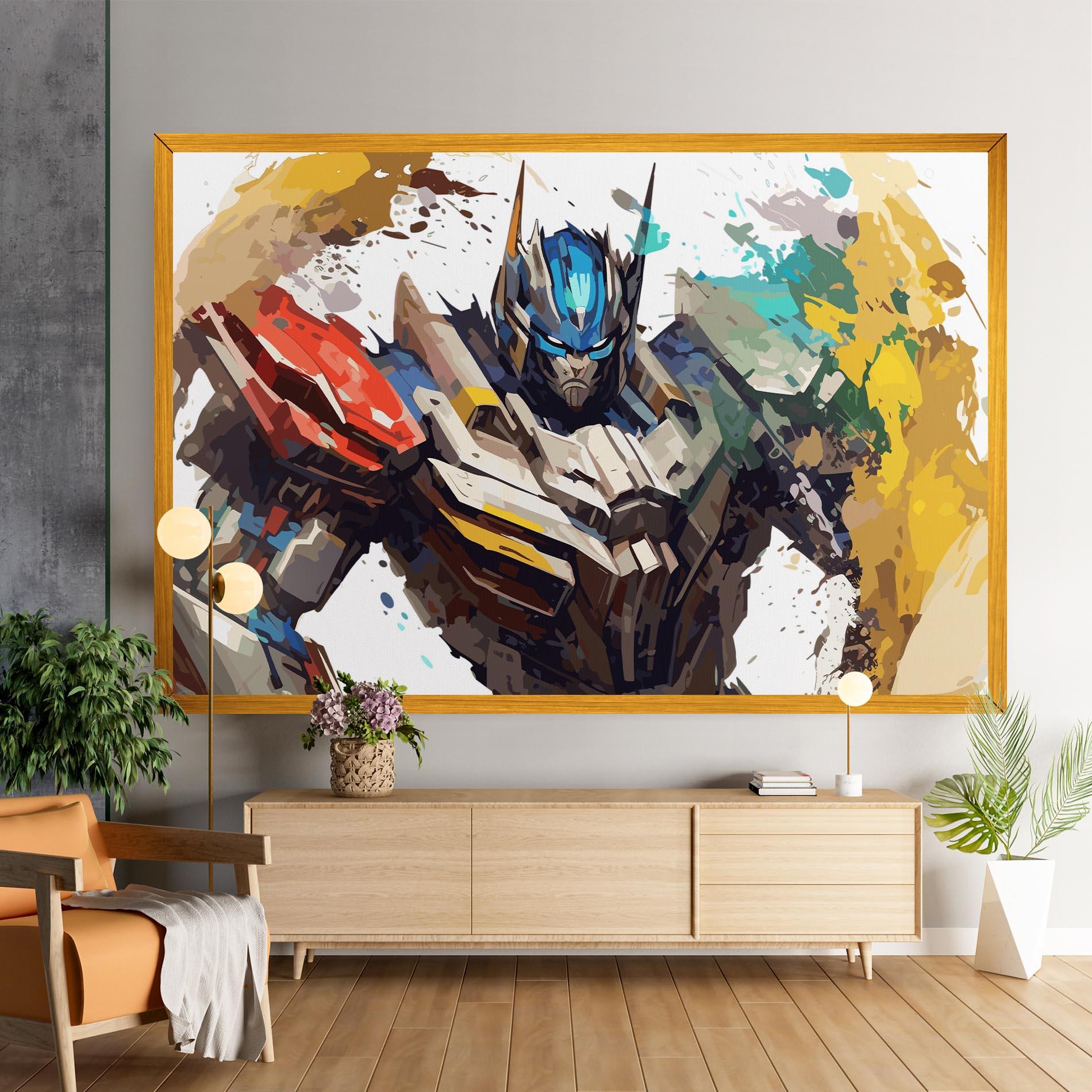 Картина на платно Transformers Splash mockup 9