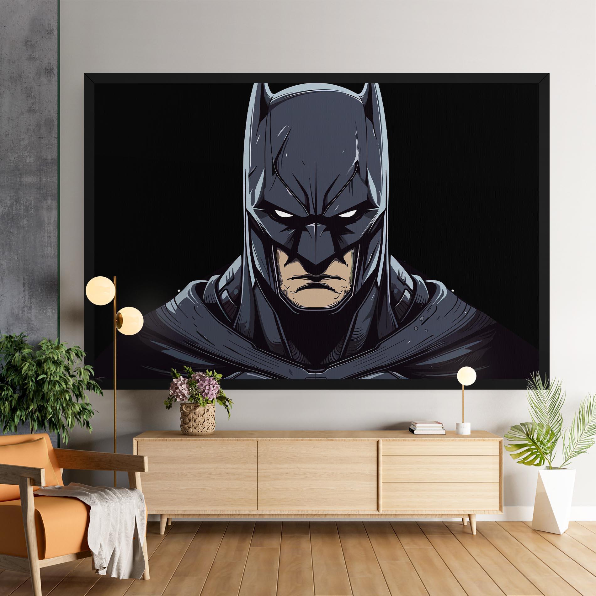 Картина на платно Batman Face mockup 9