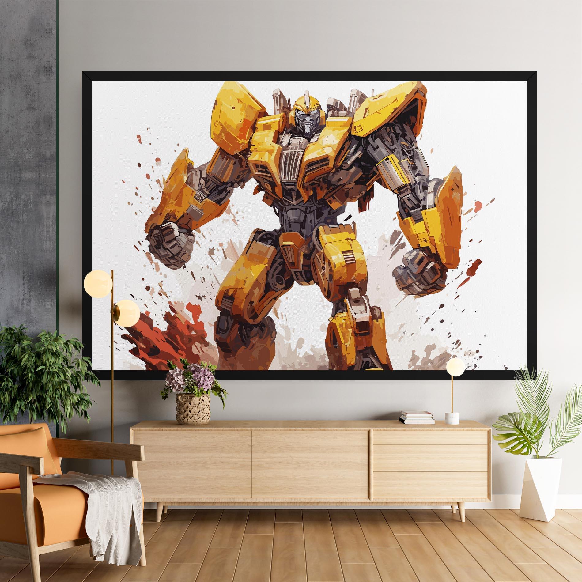 Картина на платно Battle Machine mockup 9