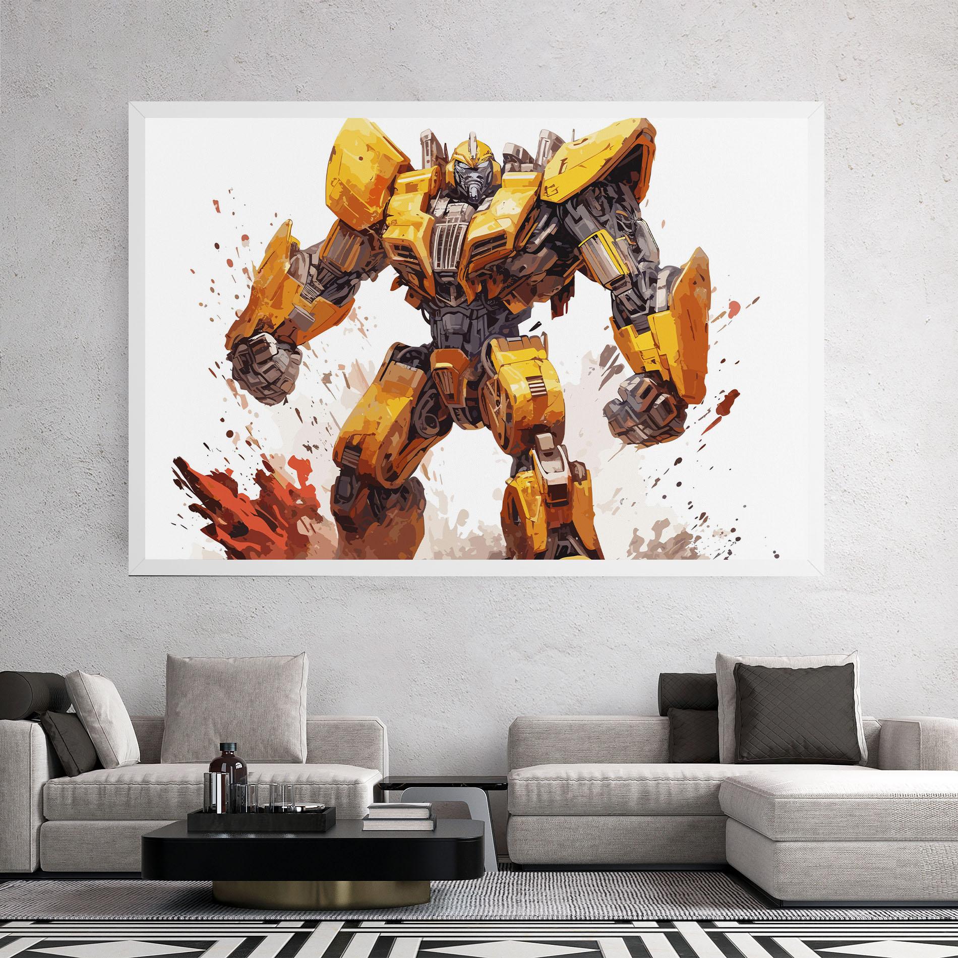 Картина на платно Battle Machine mockup 2