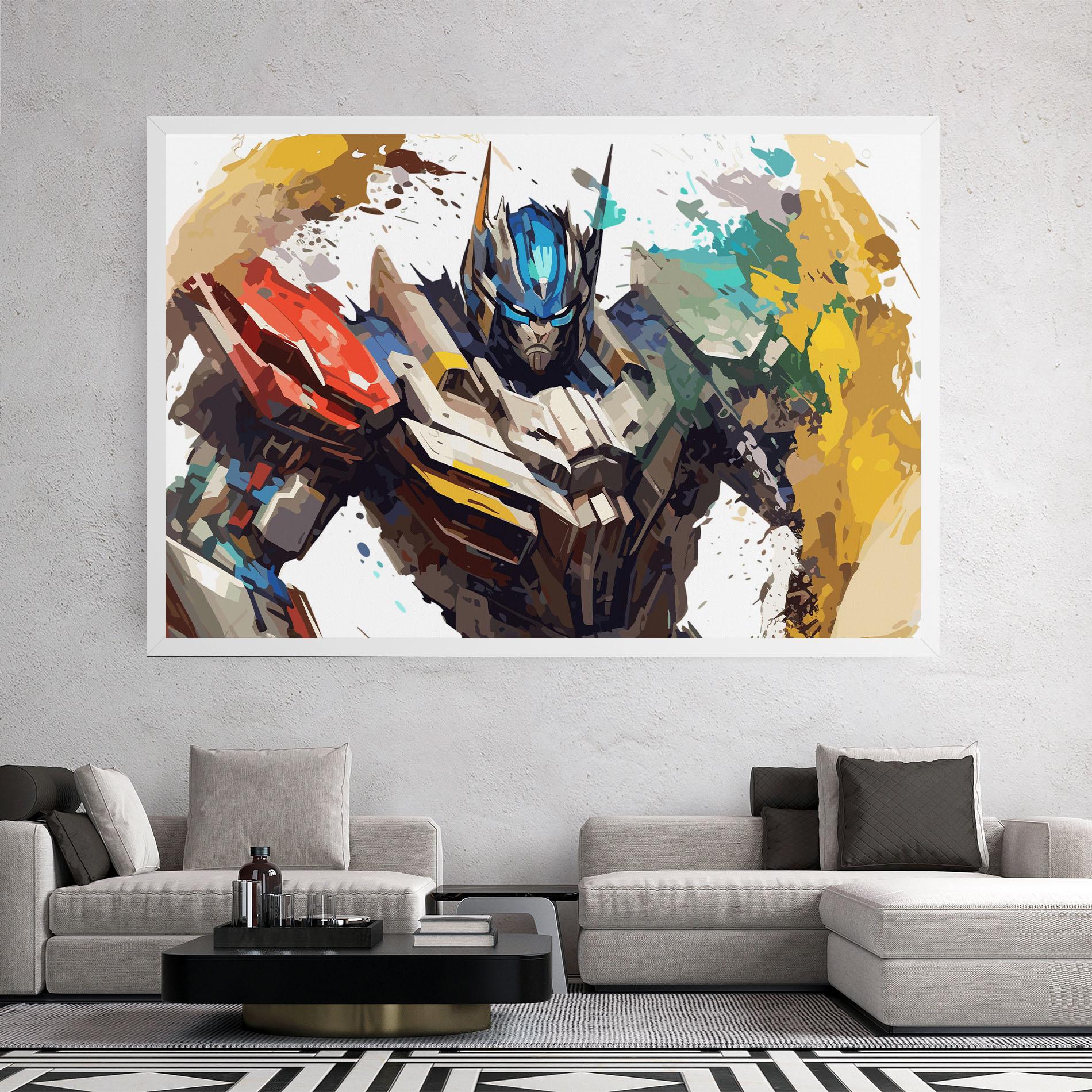 Картина на платно Transformers Splash mockup 2
