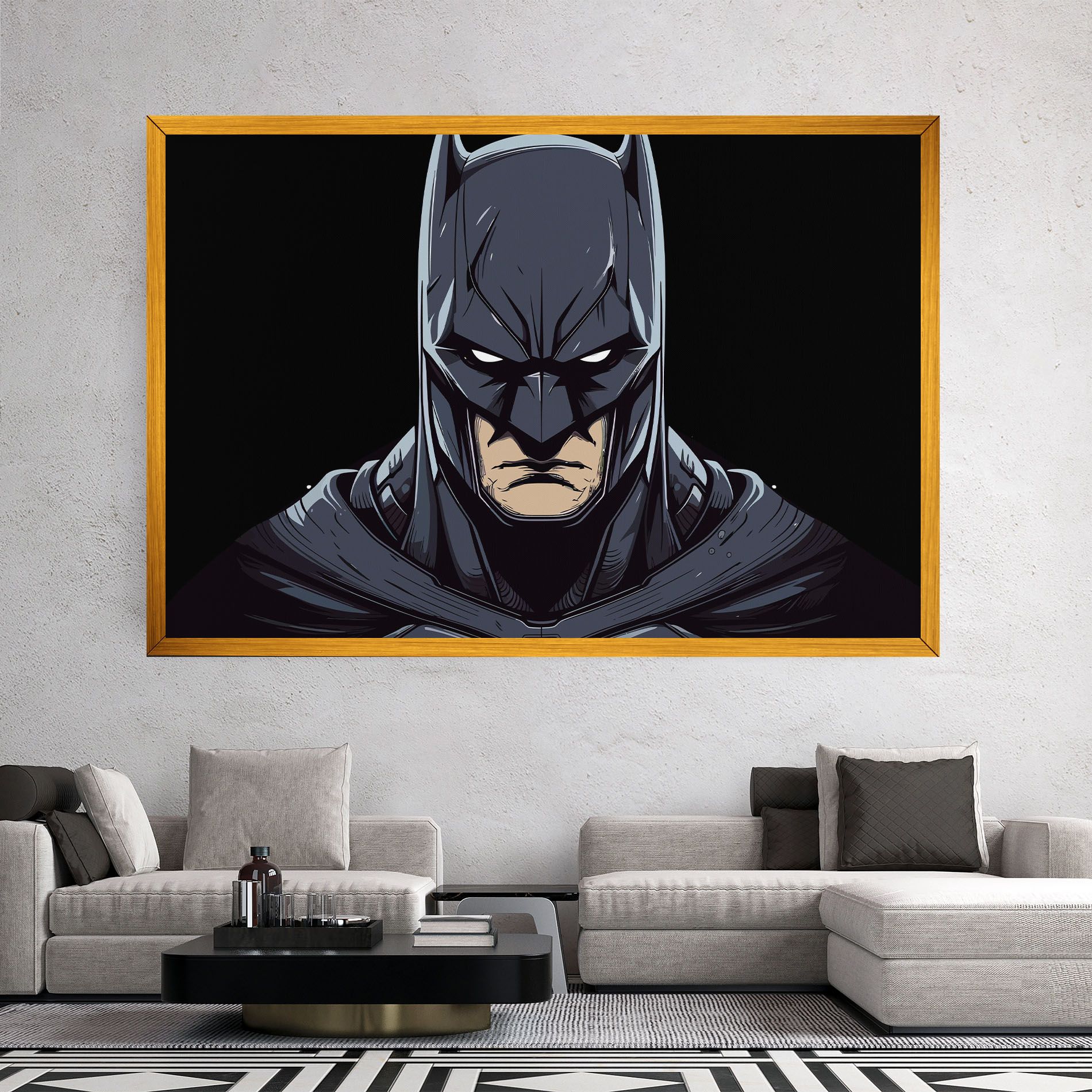 Batman Face mockup 2