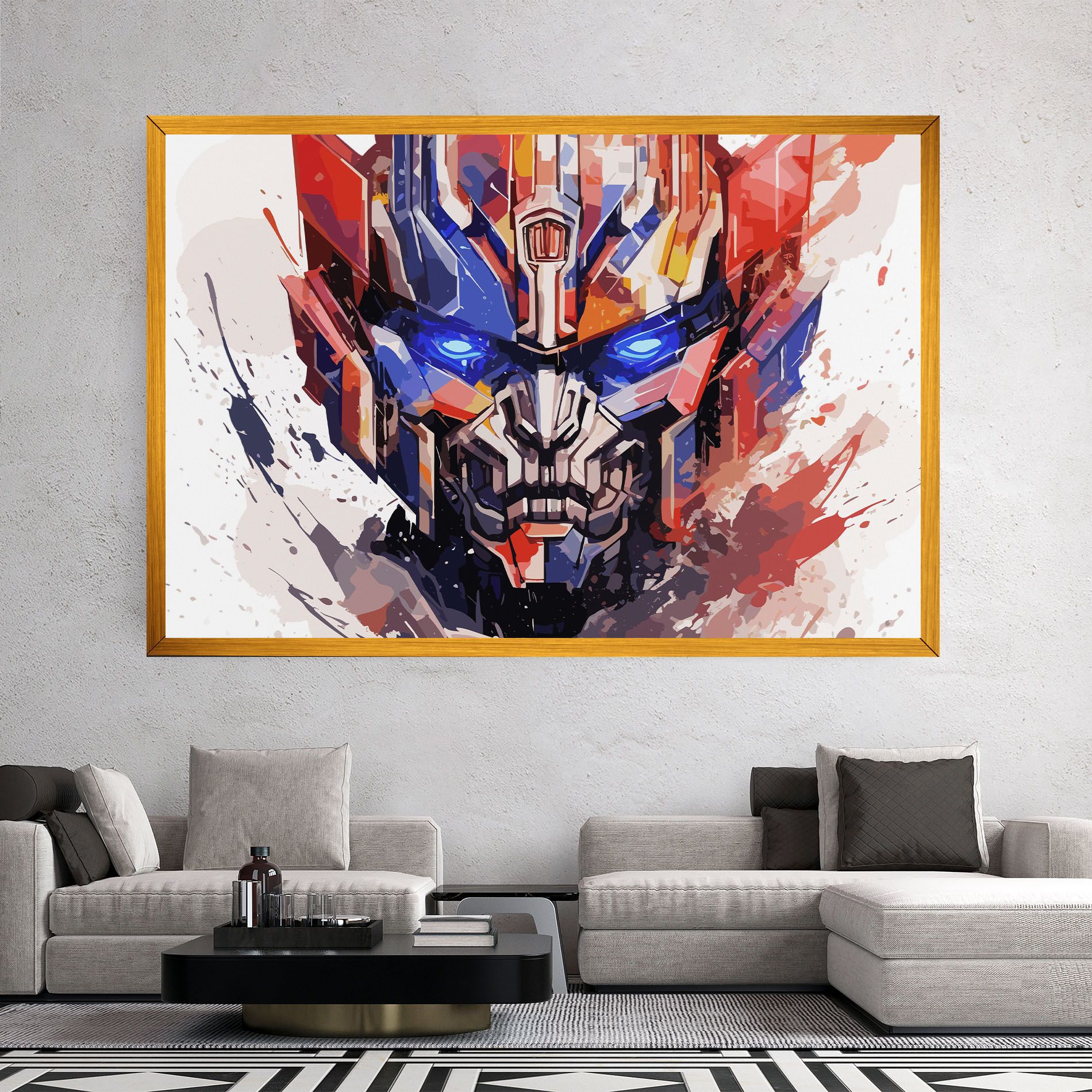Optimus Prime Art mockup 2