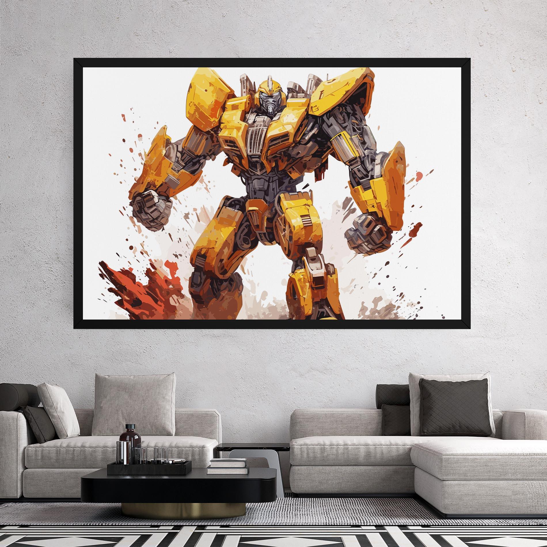 Картина на платно Battle Machine mockup 2