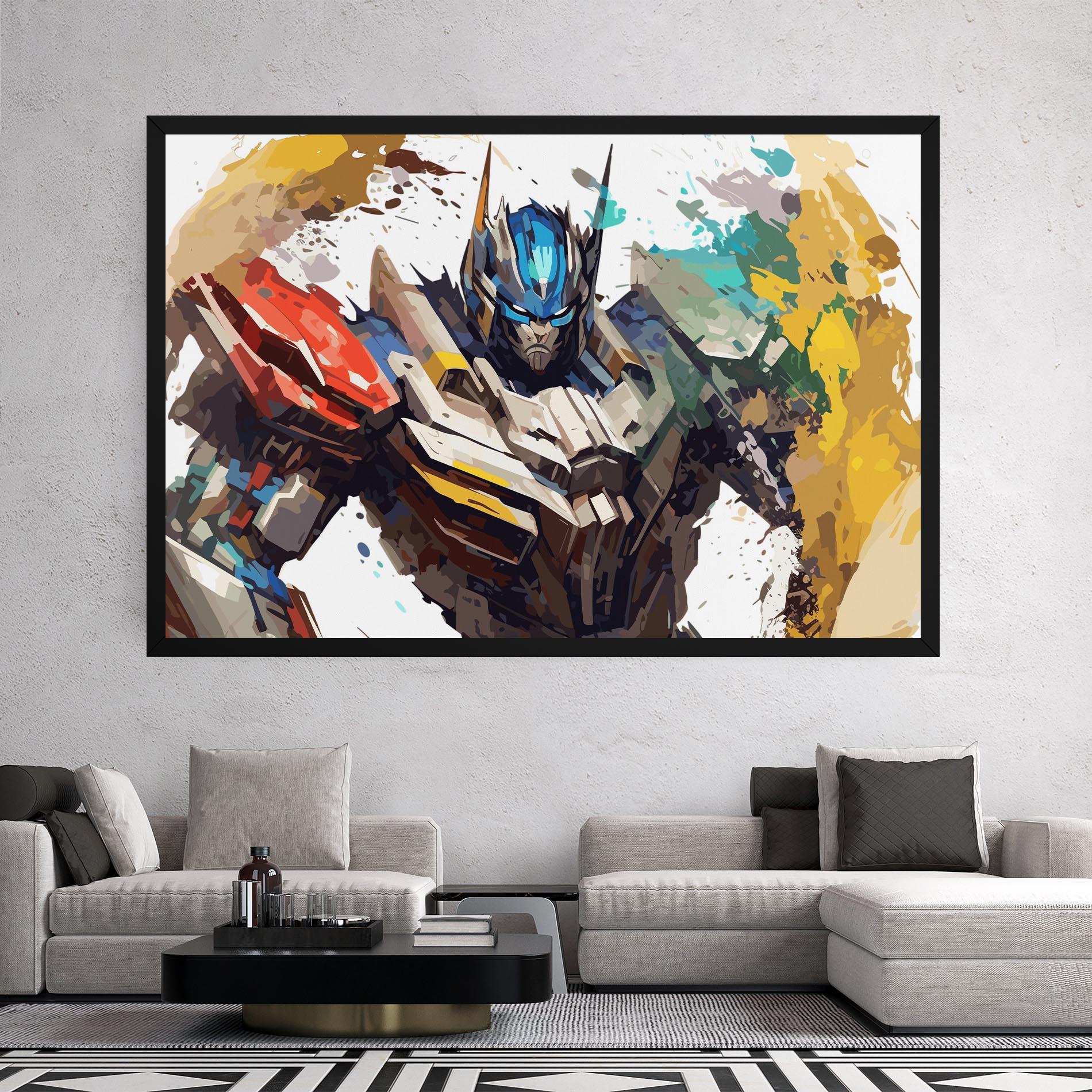 Картина на платно Transformers Splash mockup 2