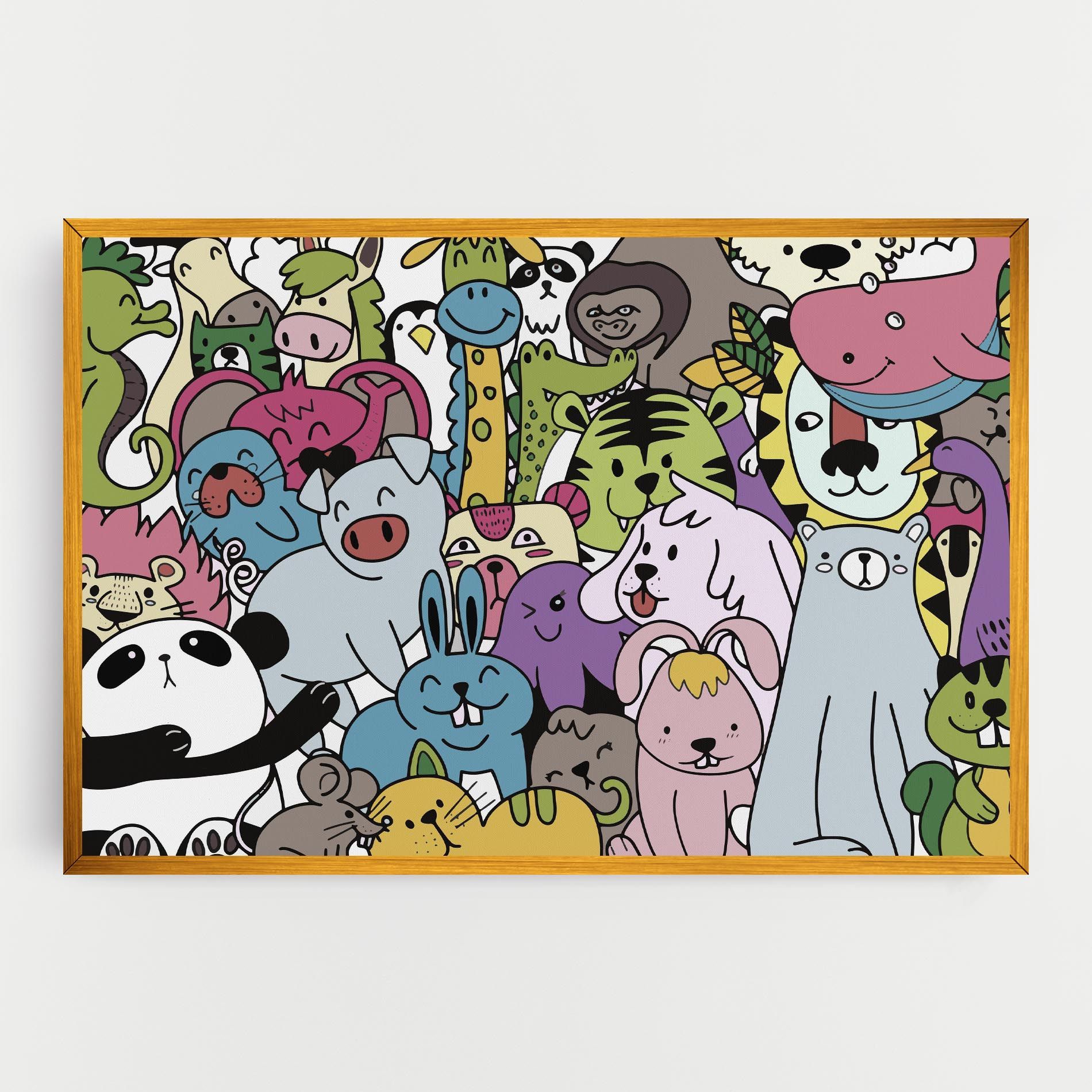 Animals Cartoon mockup 0