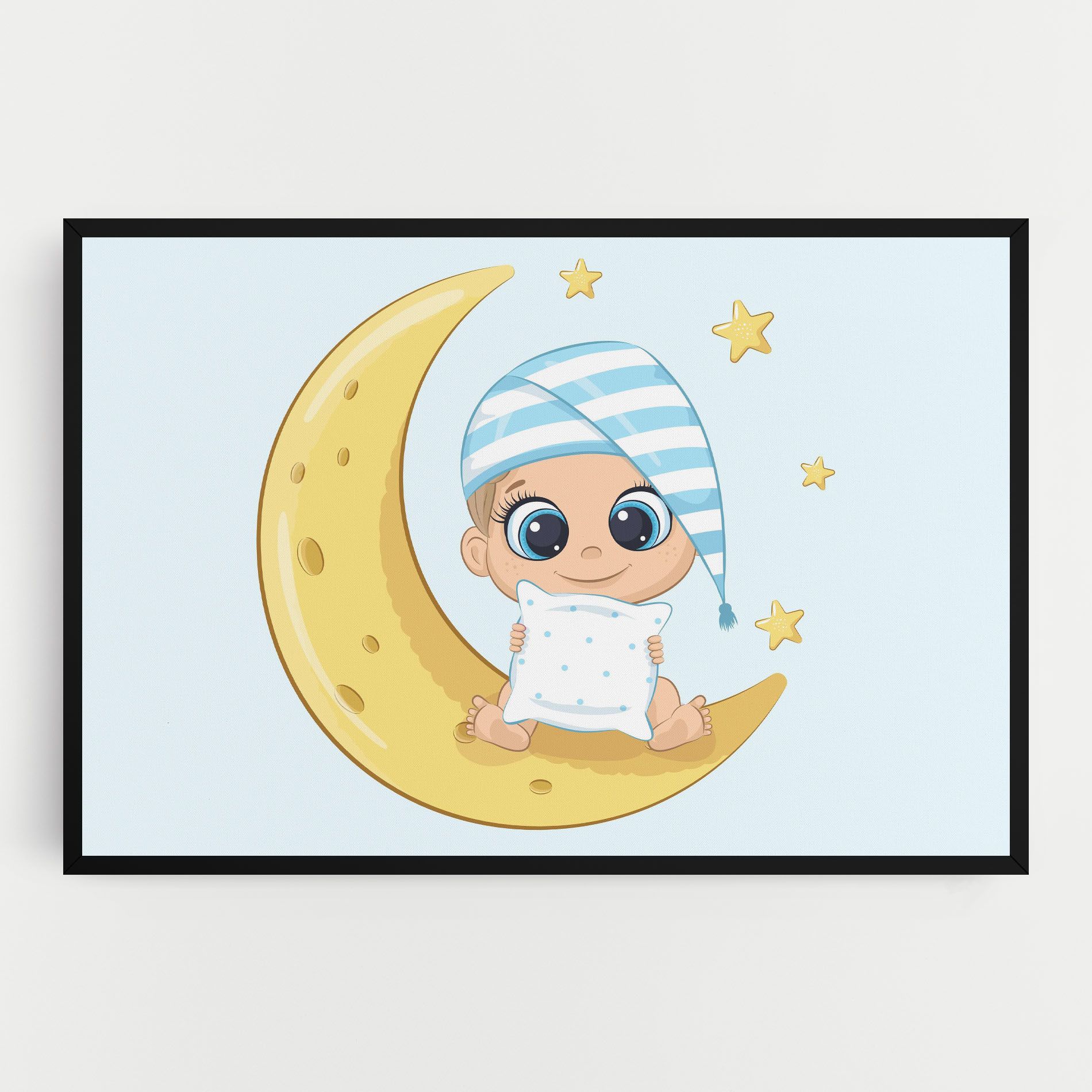 Baby On Moon mockup 0