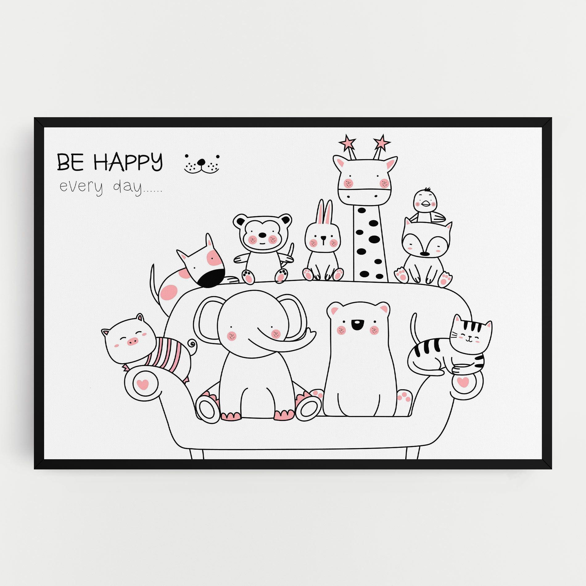 Be Happy Animals mockup 0