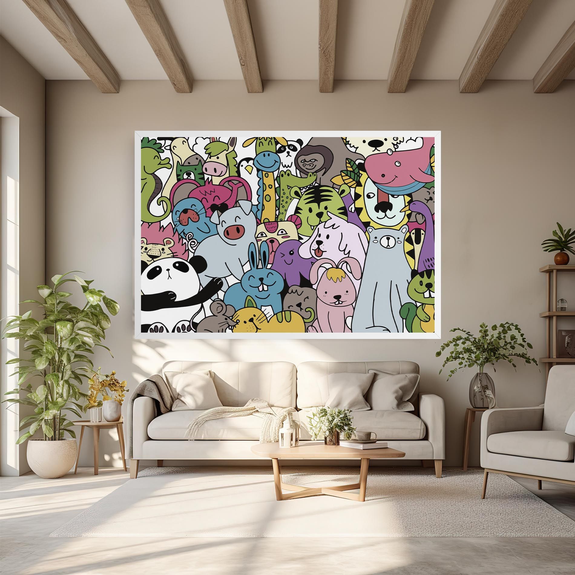 Animals Cartoon mockup 6