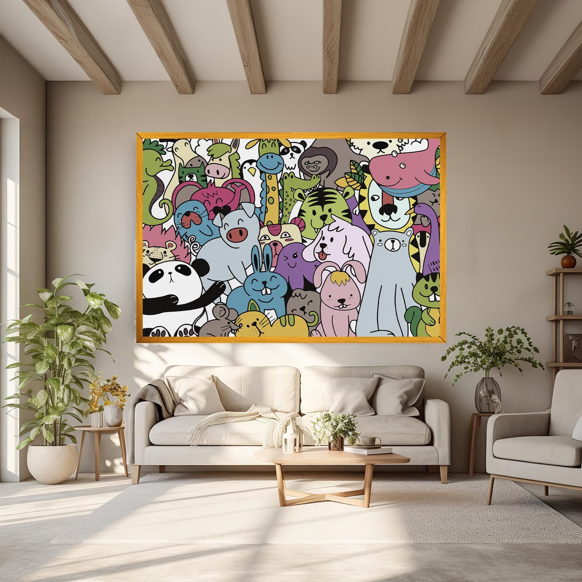 Animals Cartoon mockup 6