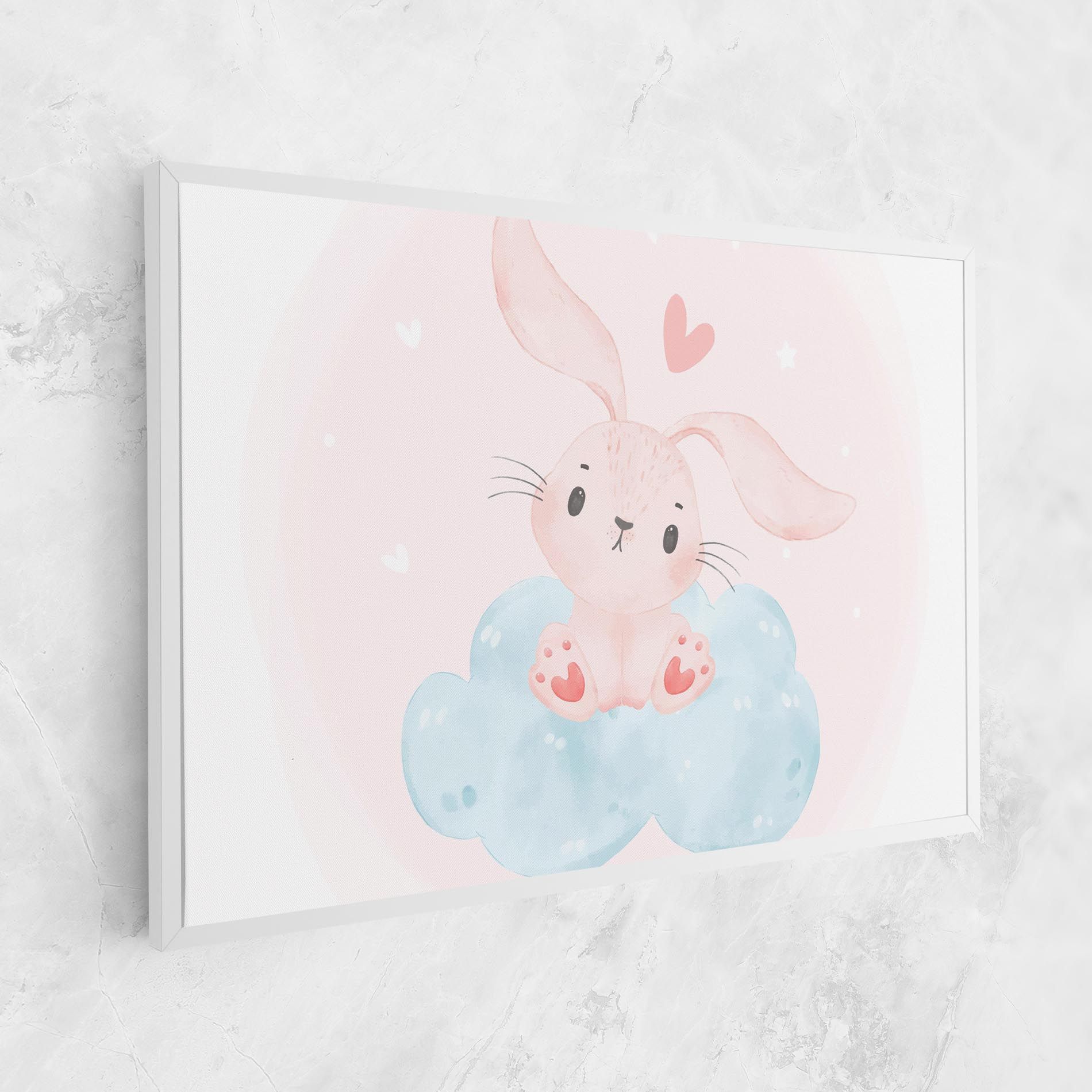 Cloud Pink Bunny mockup 1