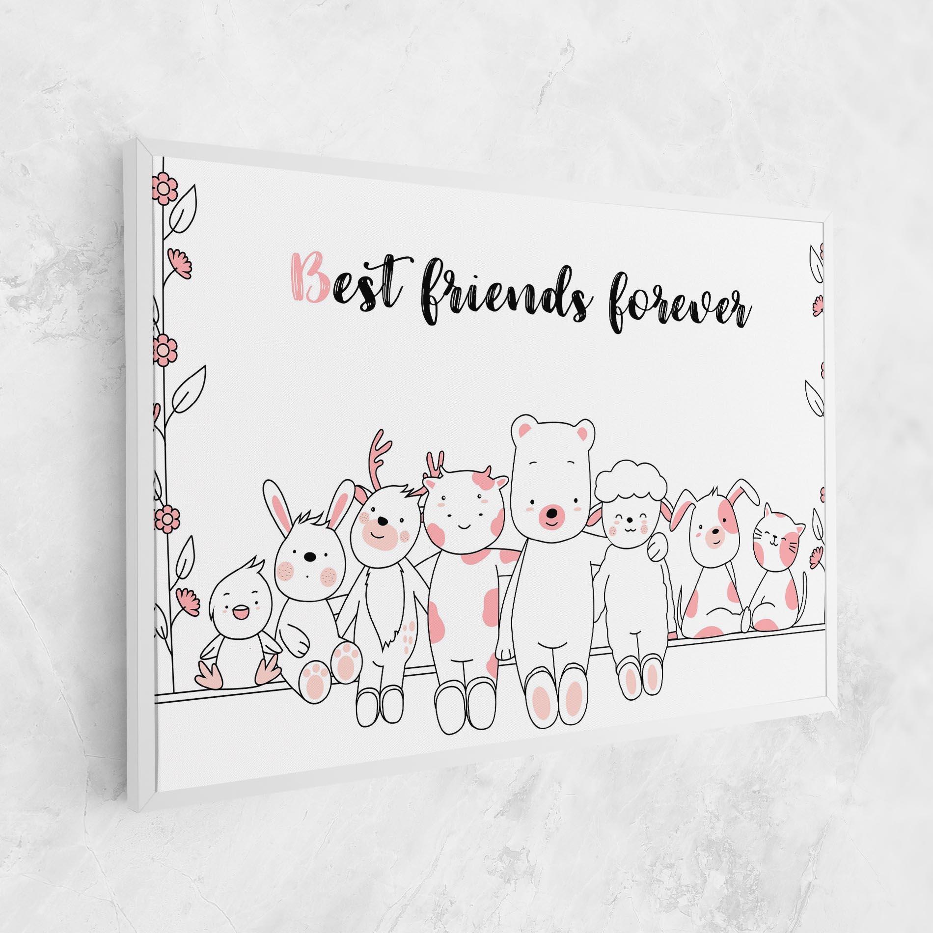 Картина на платно Friends Forever mockup 1