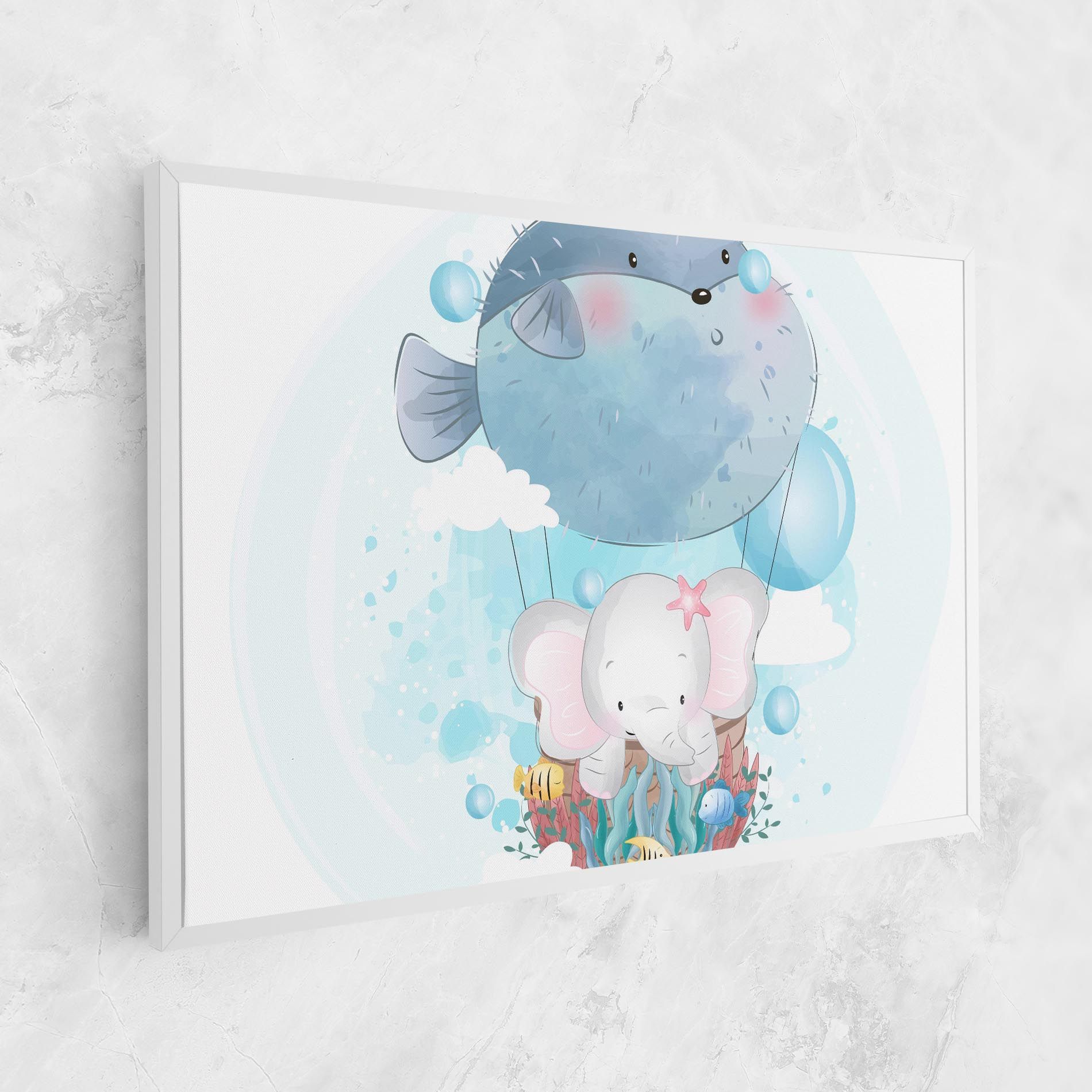 Swiming Elephant mockup 1