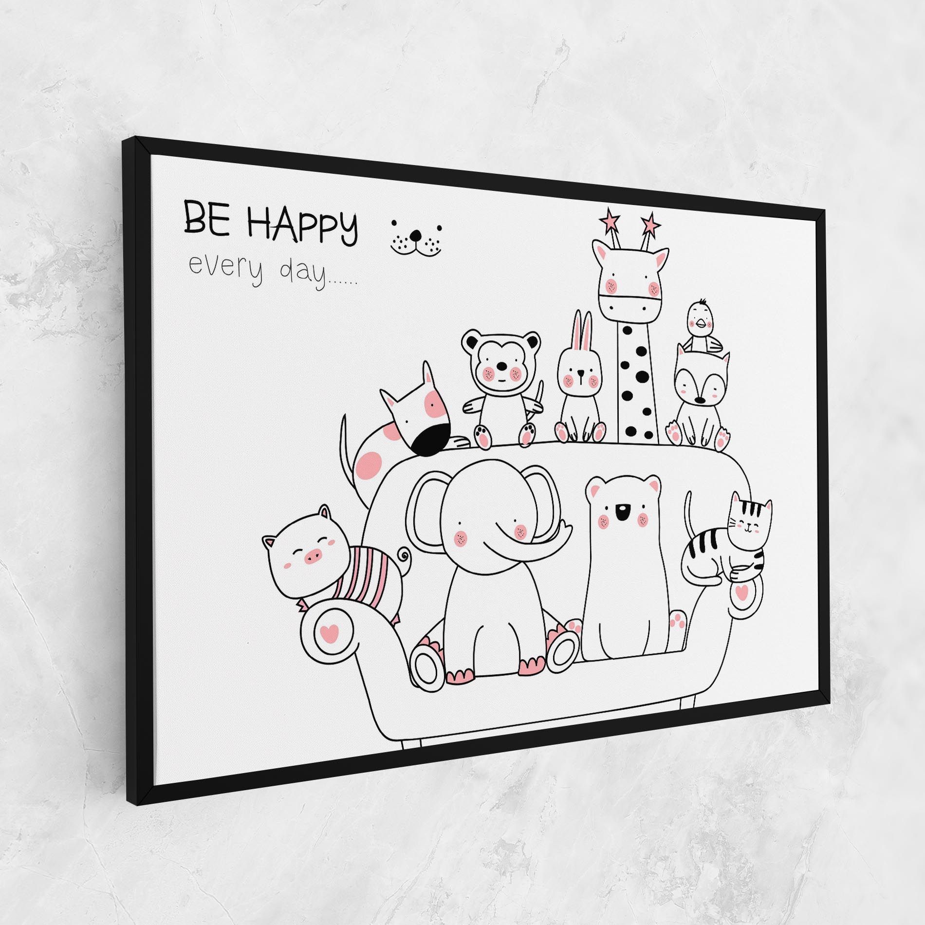Be Happy Animals mockup 1