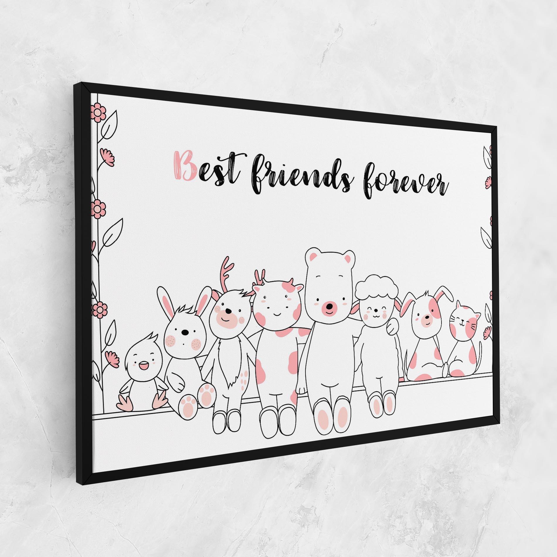 Картина на платно Friends Forever mockup 1
