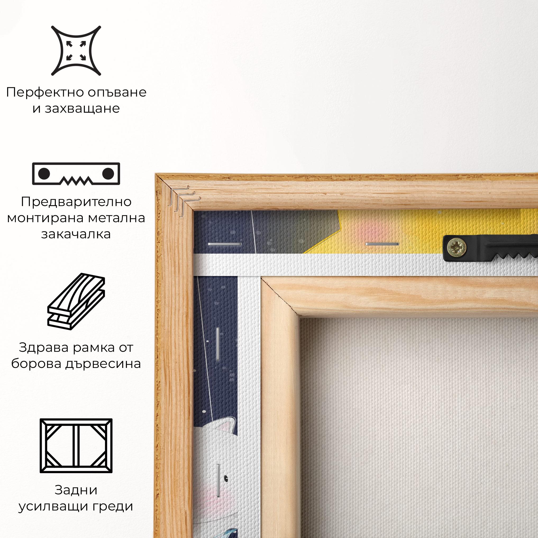 Картина на платно Elephant Cat mockup 5