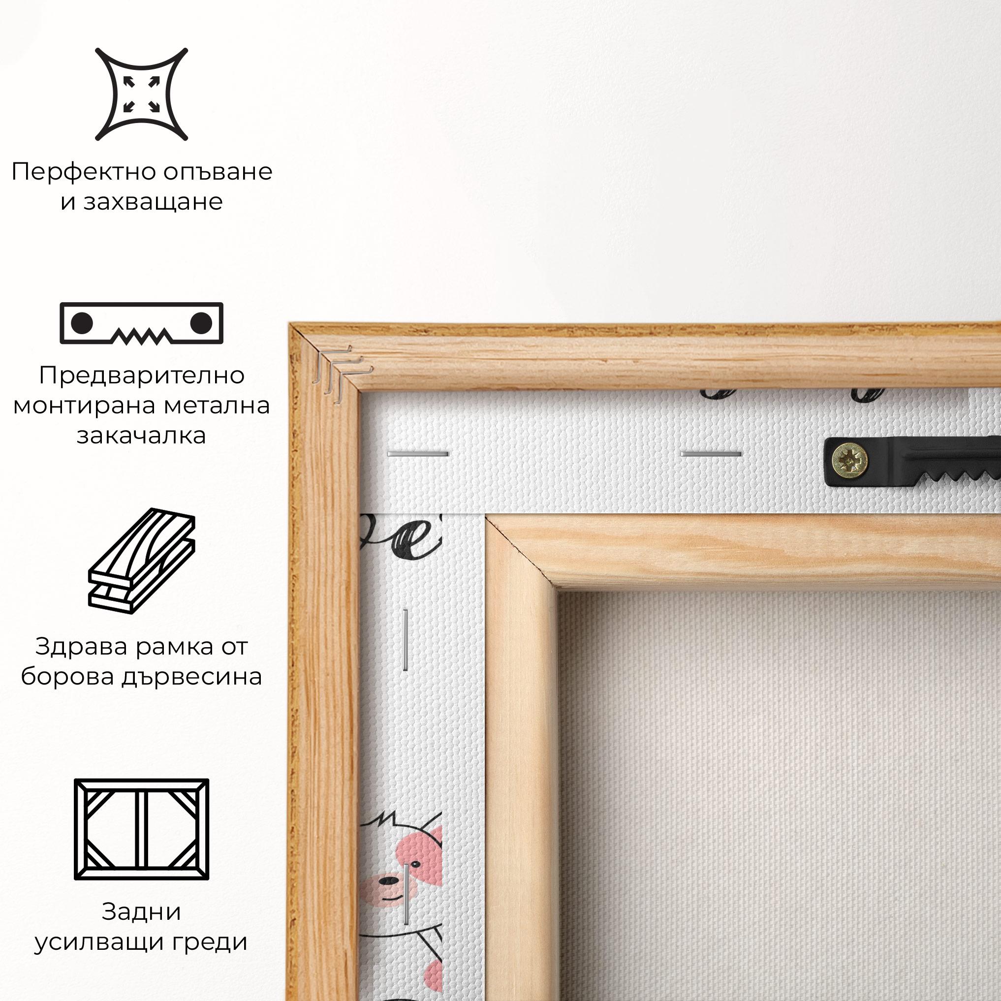 Картина на платно Friends Forever mockup 5