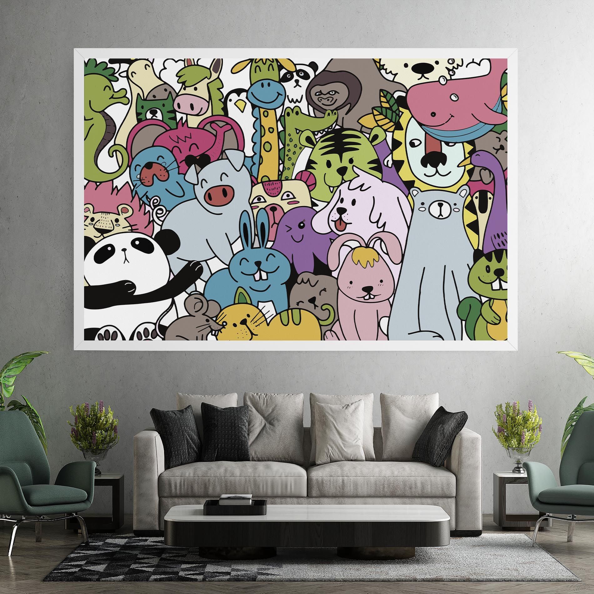 Animals Cartoon mockup 7