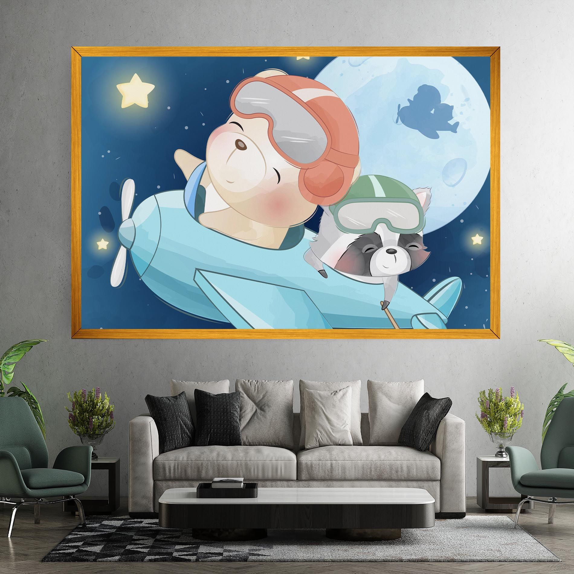 Bear Flying Star mockup 7