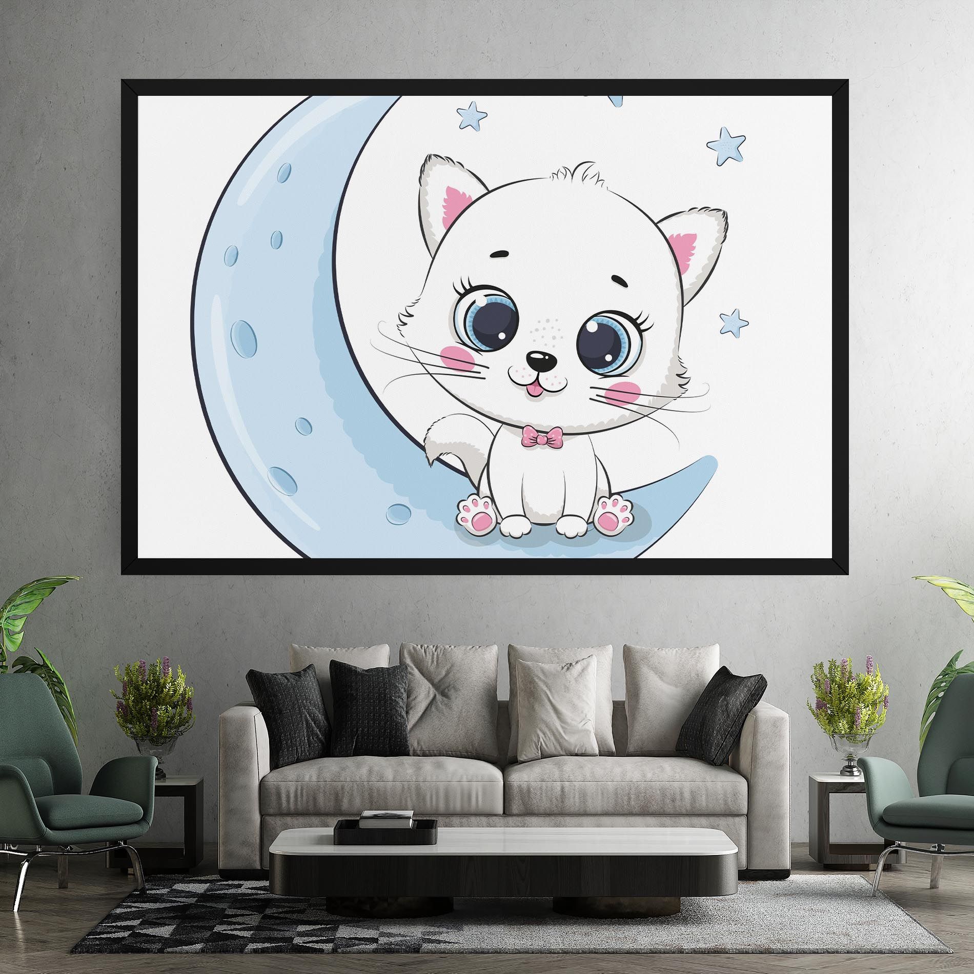 Blue Moon Cat mockup 7