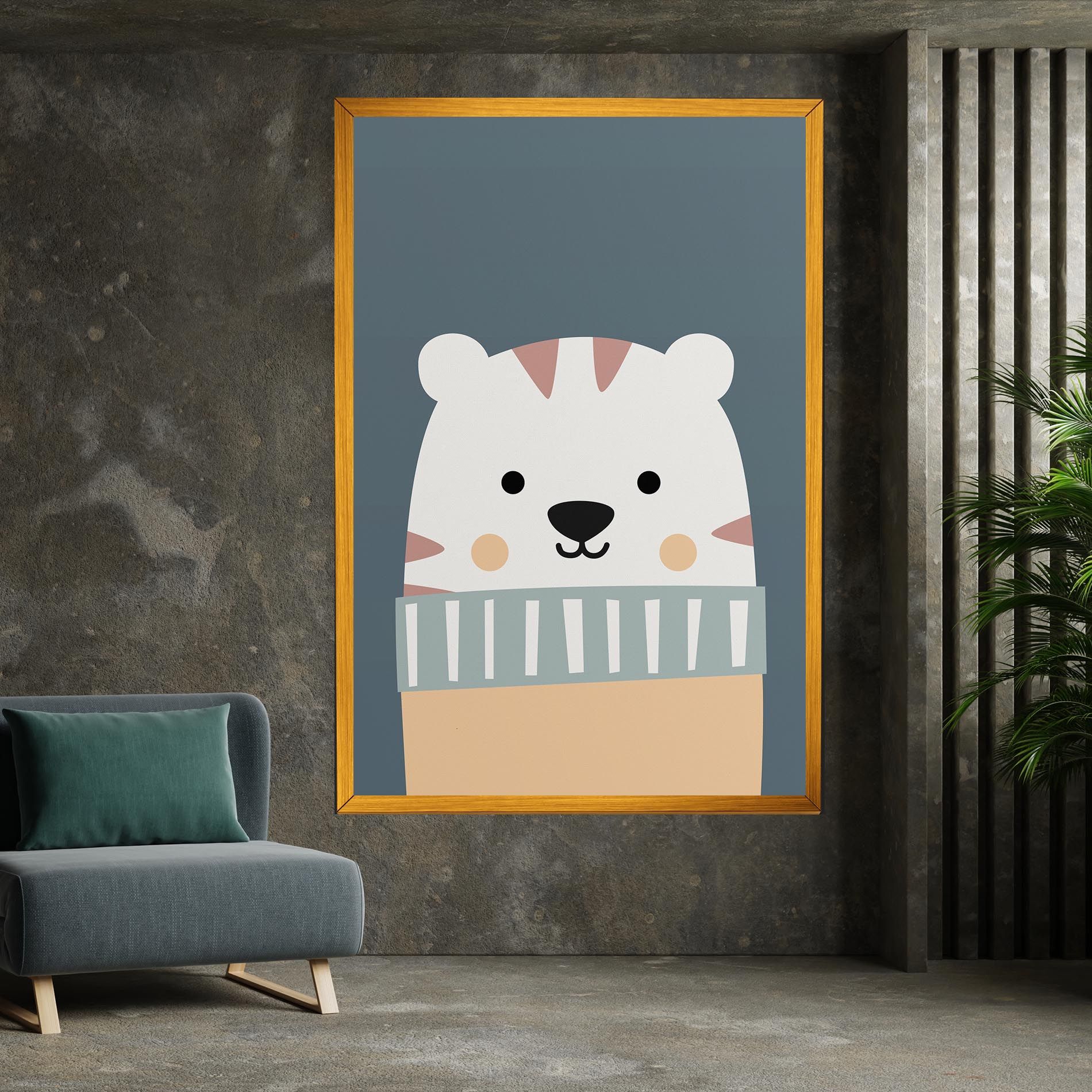 Cute White Tiger mockup 7