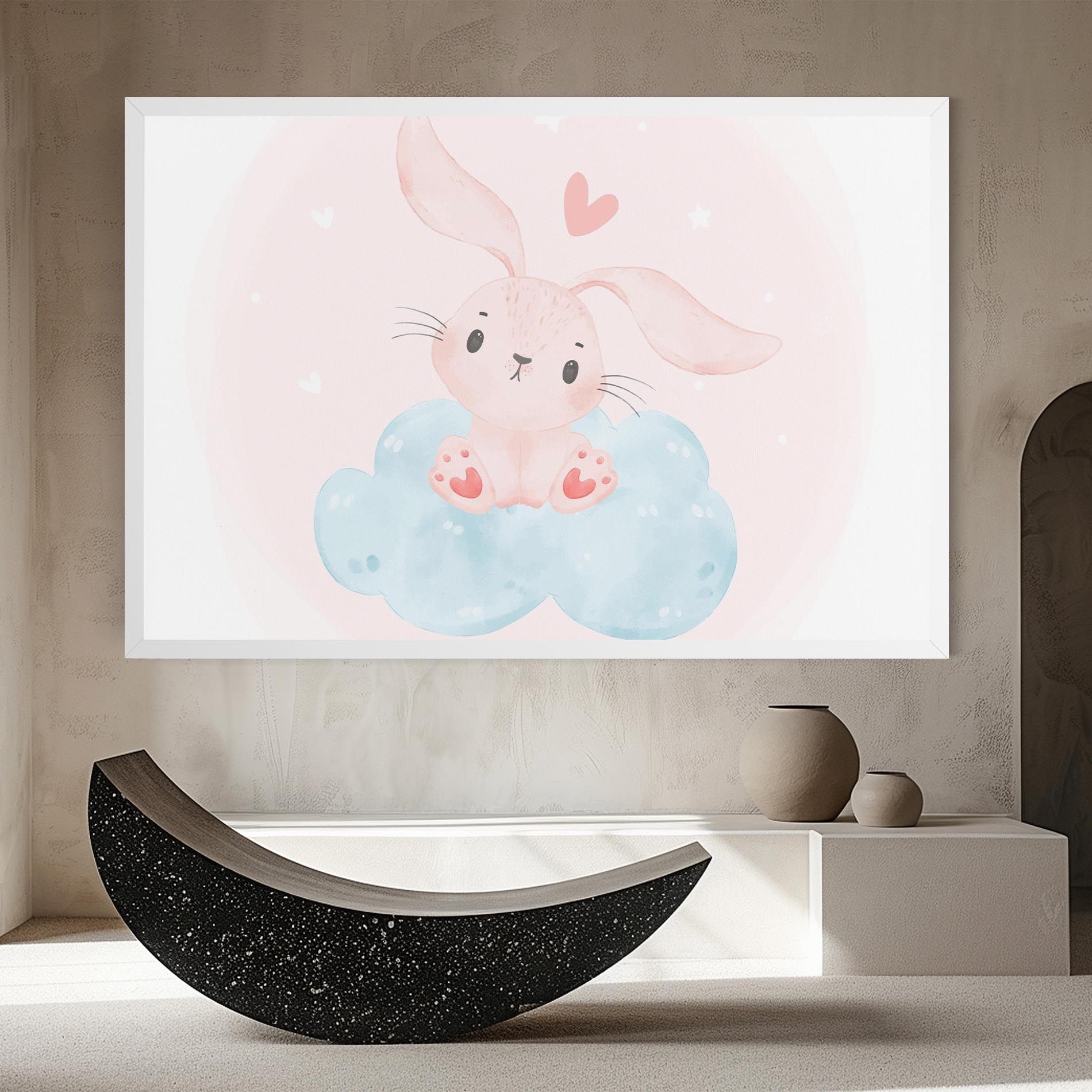 Cloud Pink Bunny mockup 8