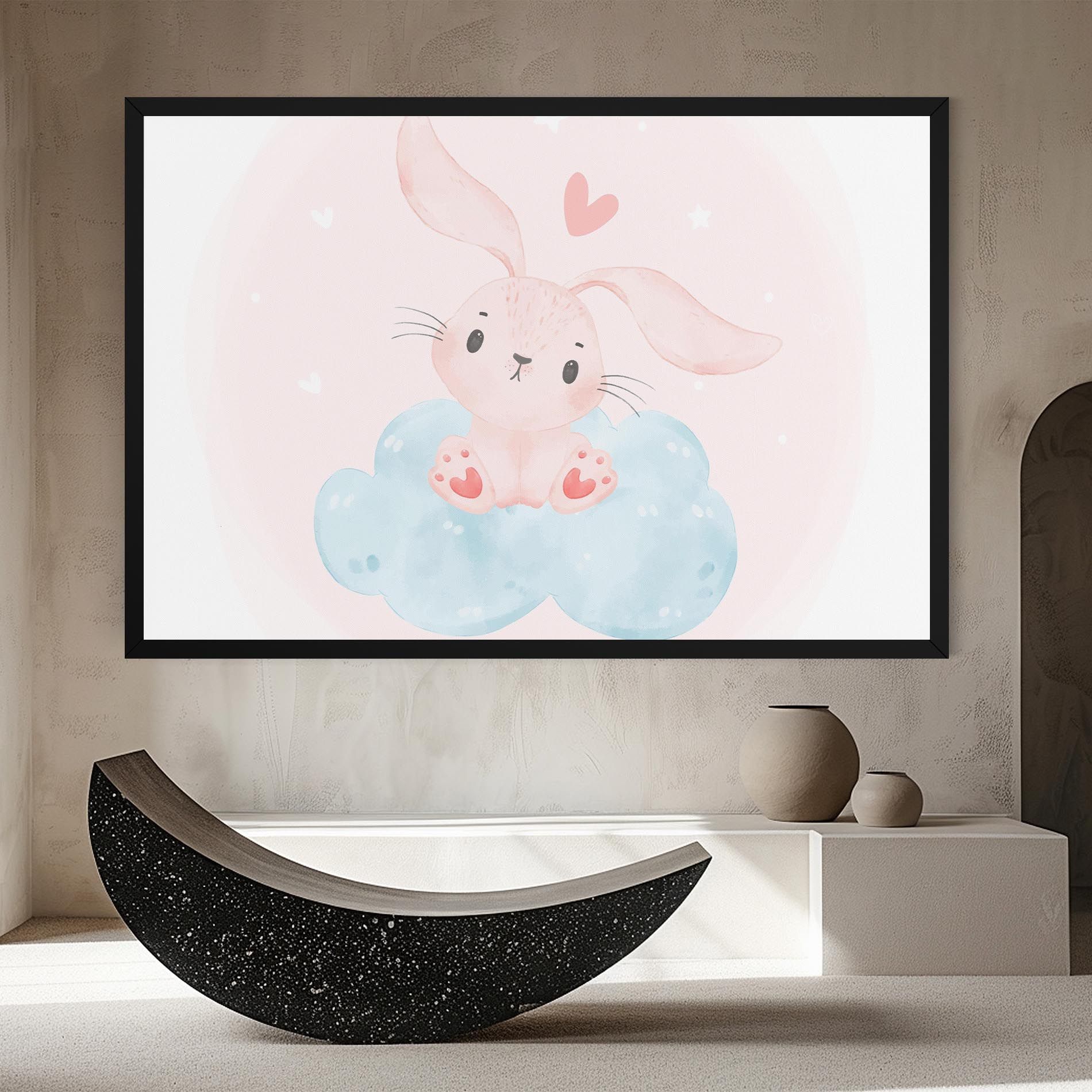 Cloud Pink Bunny mockup 8