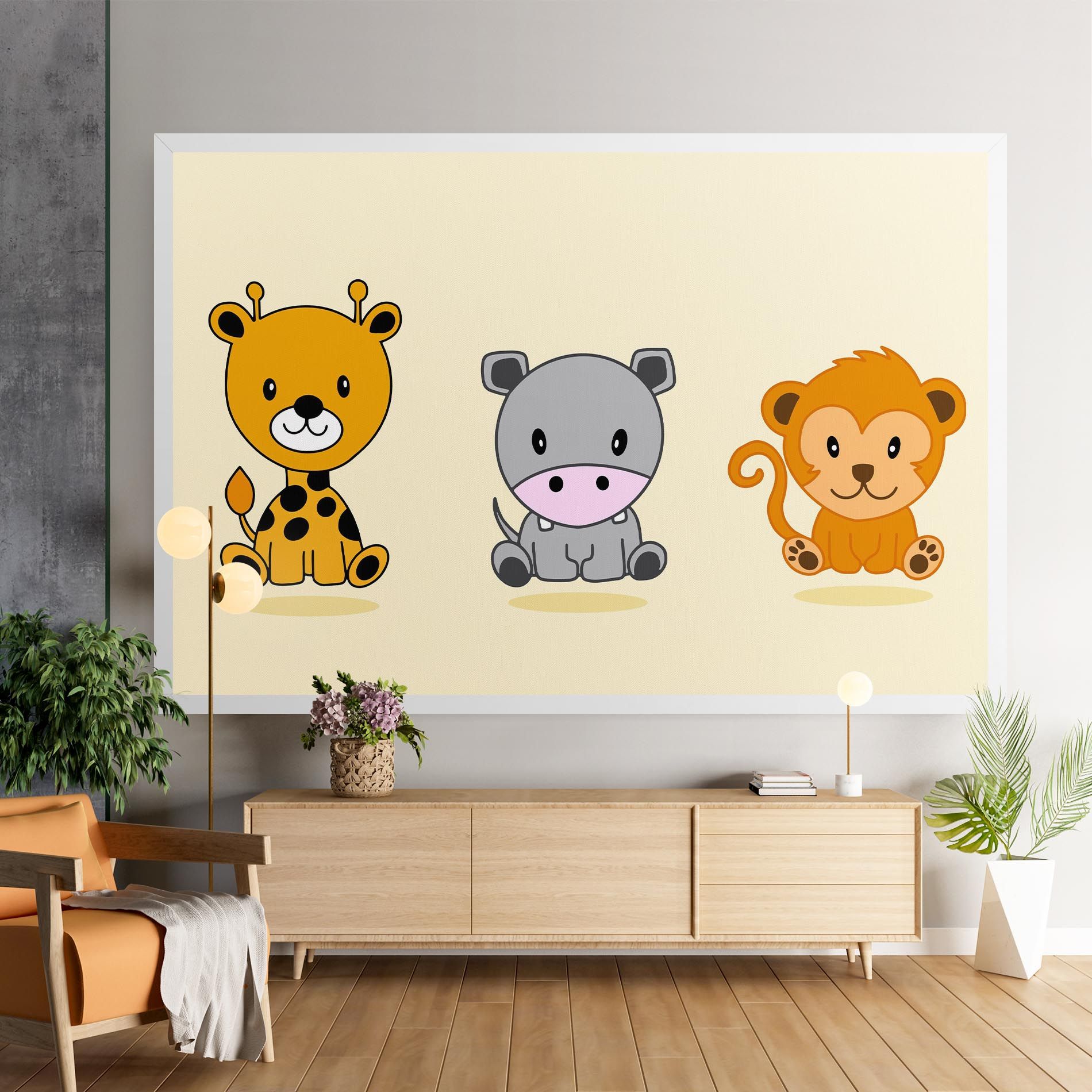 Cream Animals mockup 9