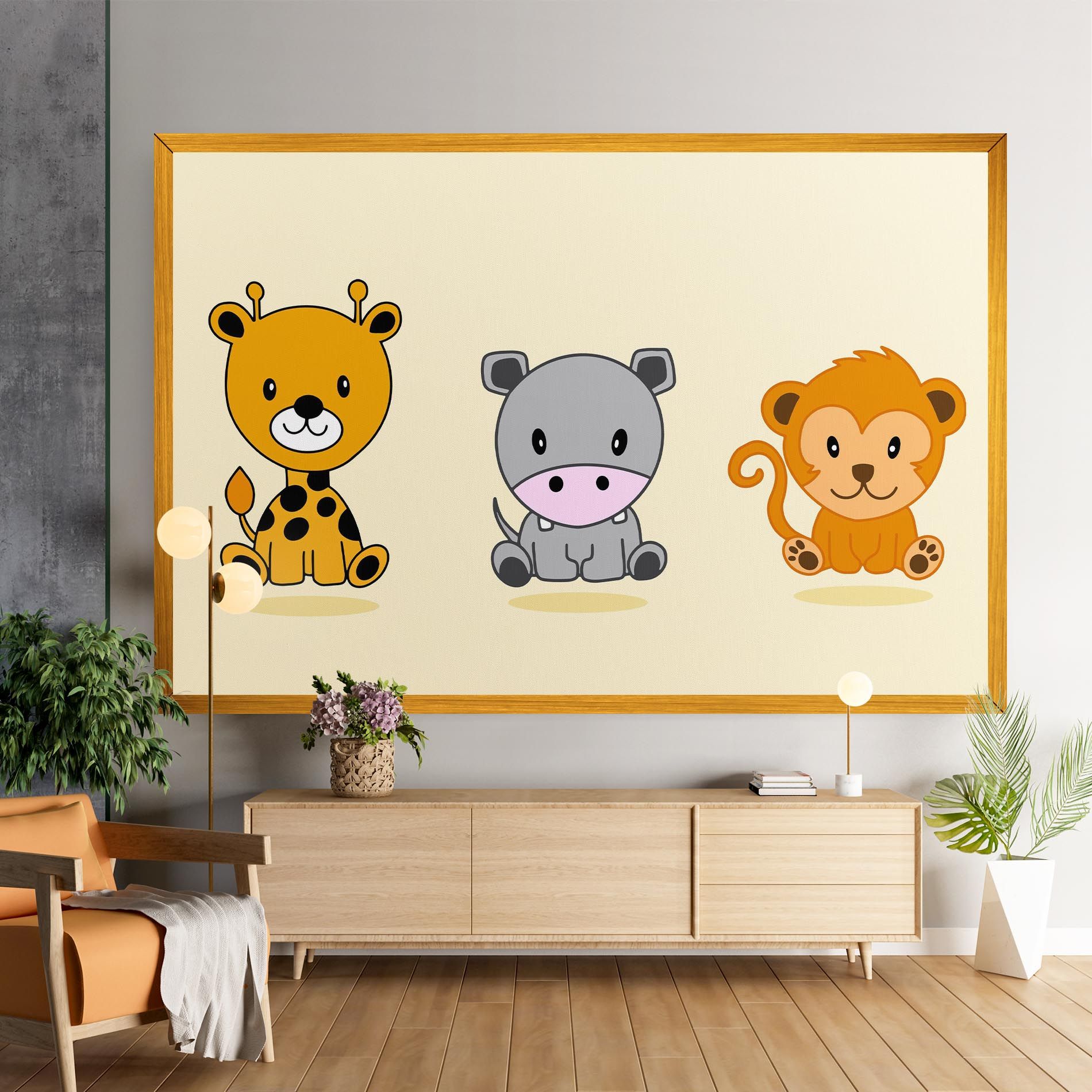 Cream Animals mockup 9