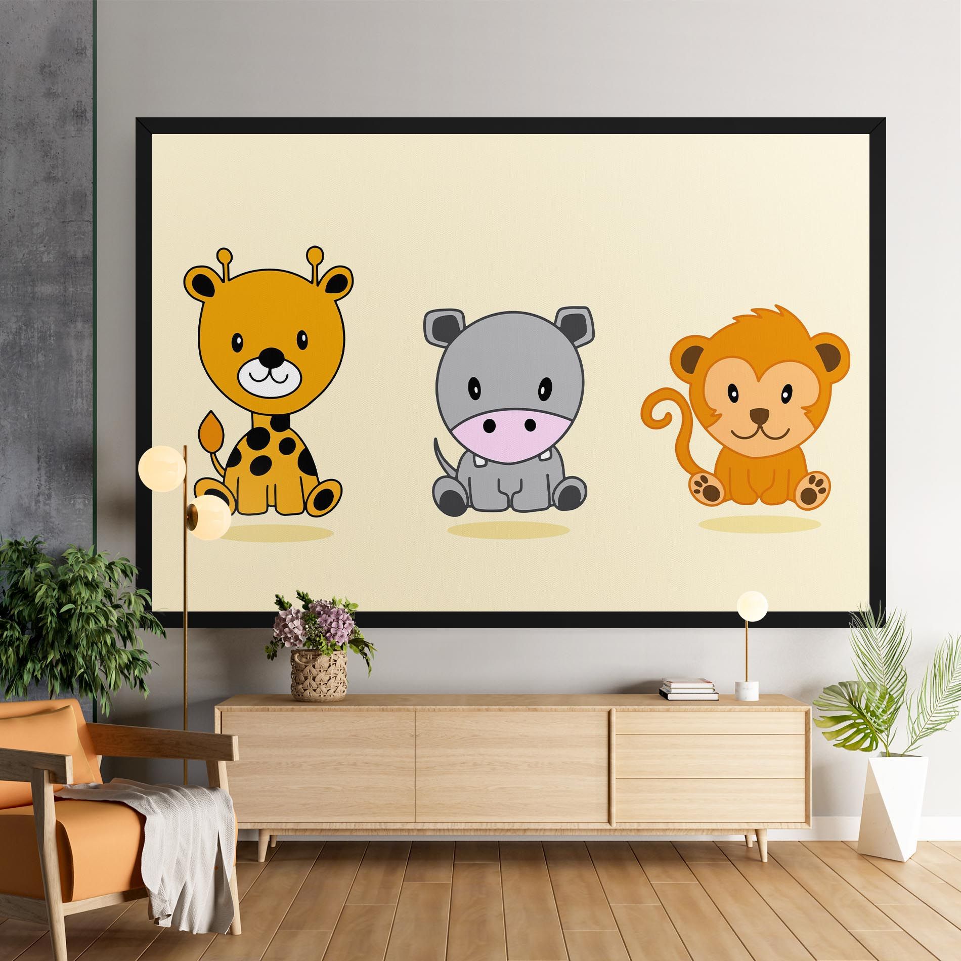 Cream Animals mockup 9