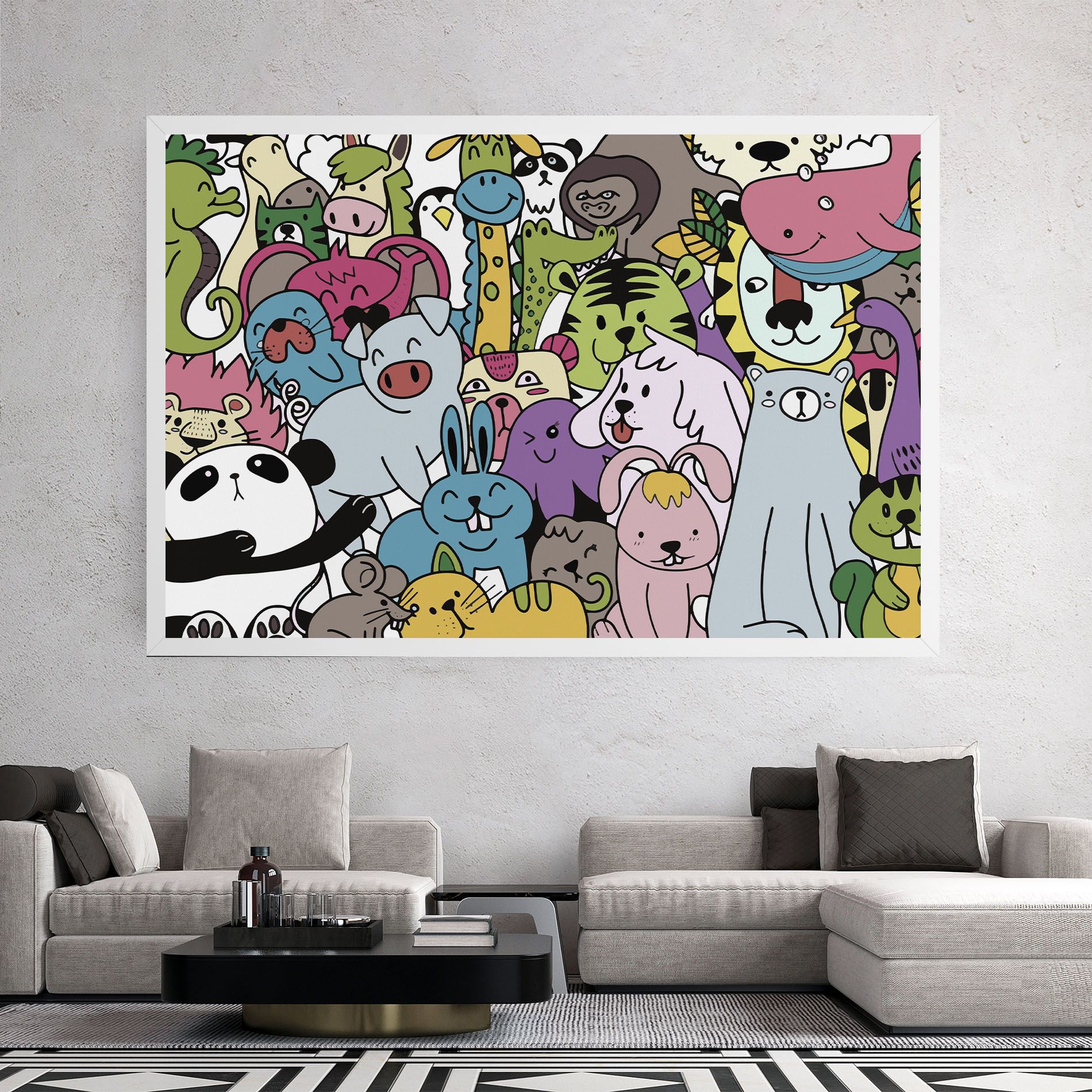 Animals Cartoon mockup 2