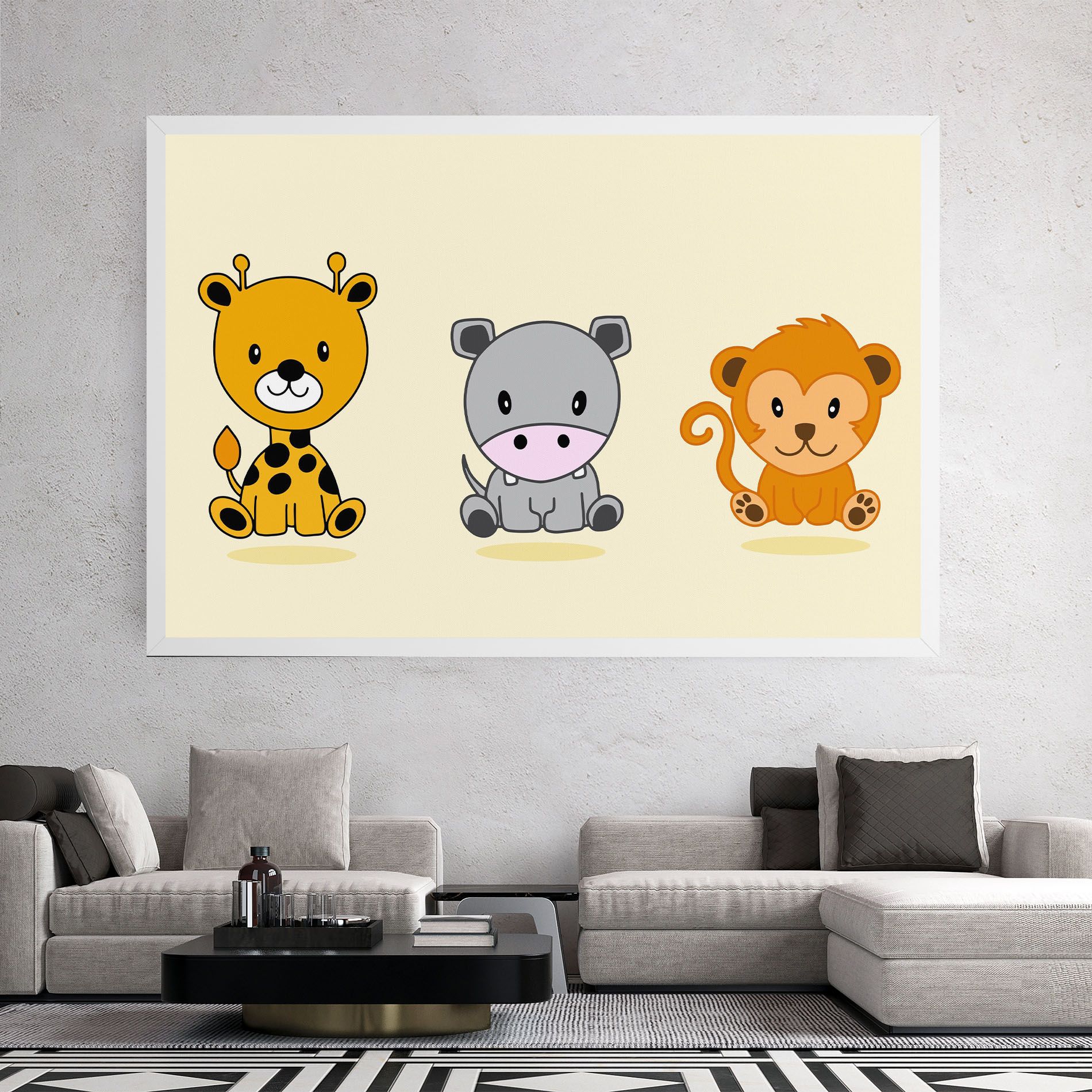 Cream Animals mockup 2