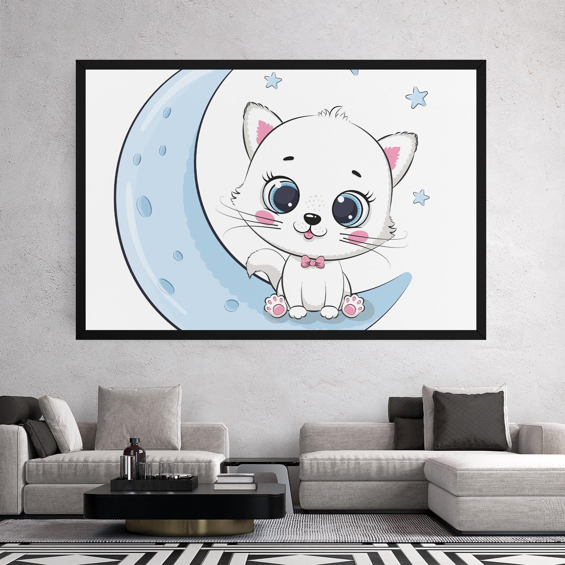 Blue Moon Cat mockup 2