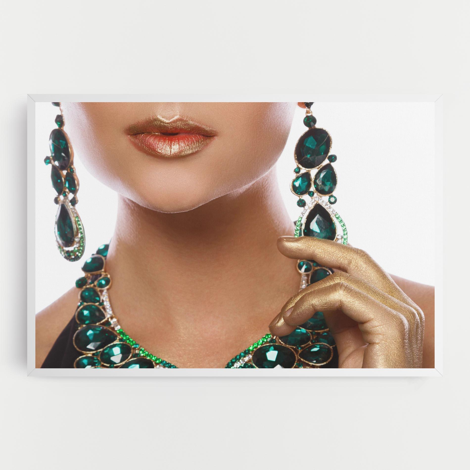 Картина на платно Green Accessory mockup 0