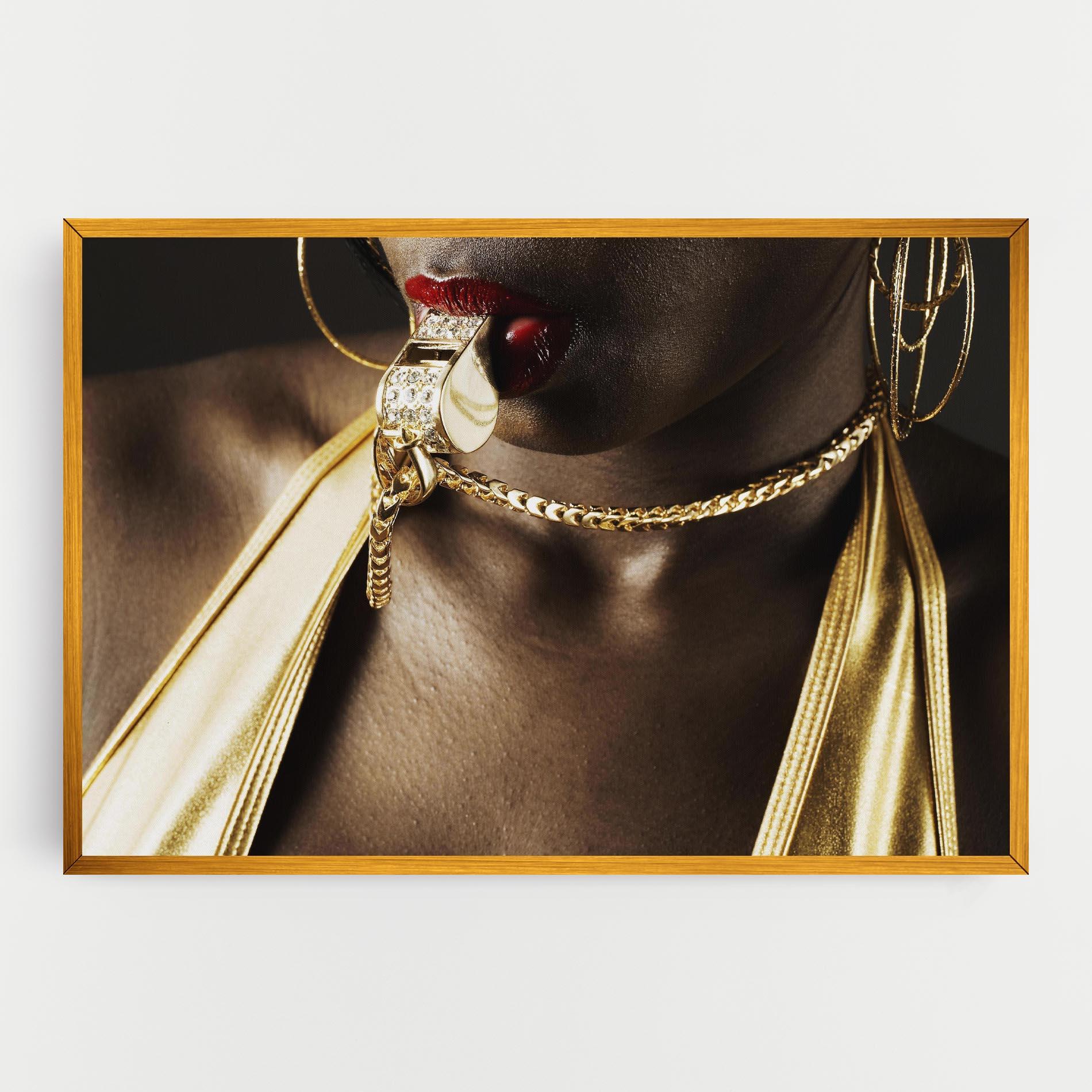 Картина на платно Golden Whistle mockup 0