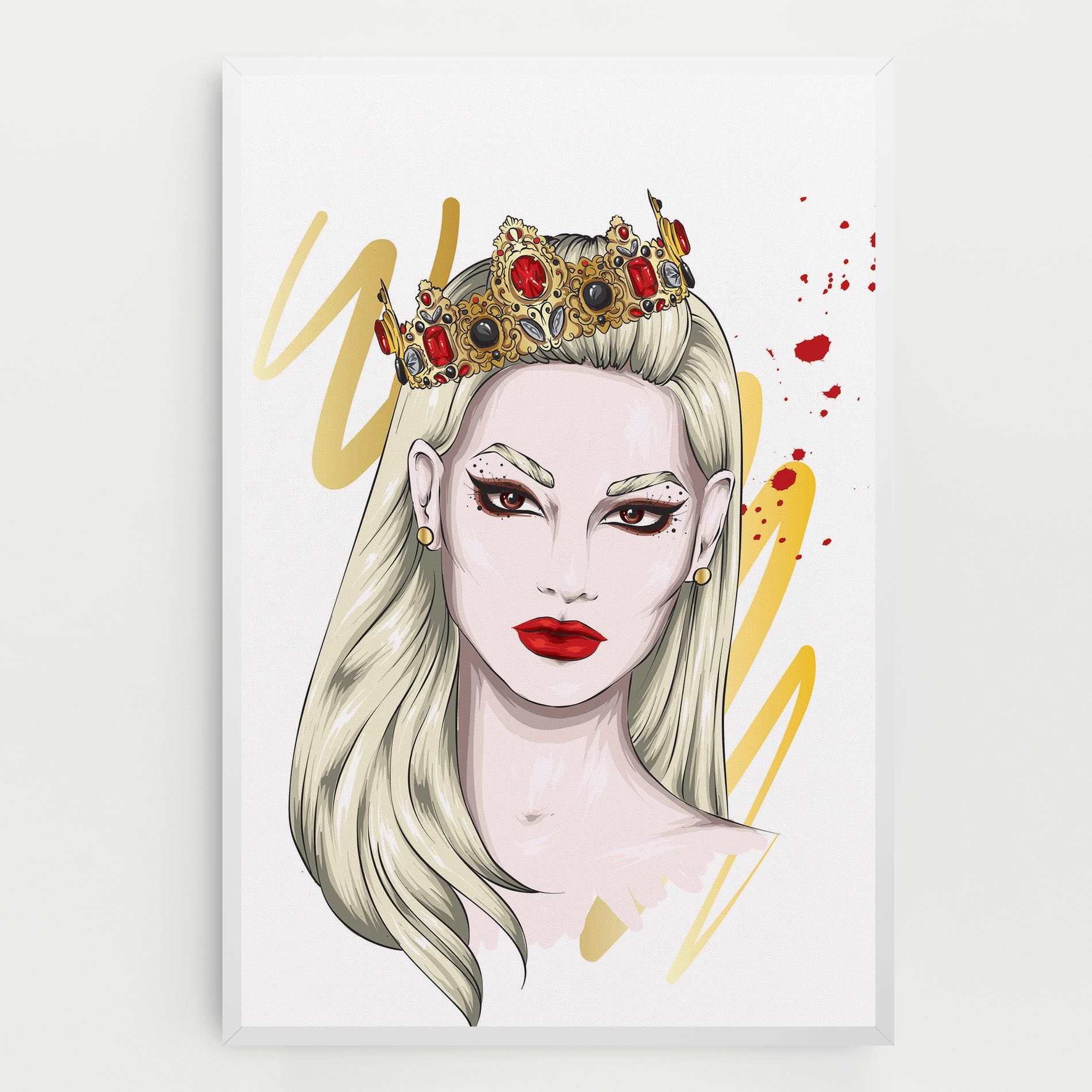 Gold Crown Woman mockup 0