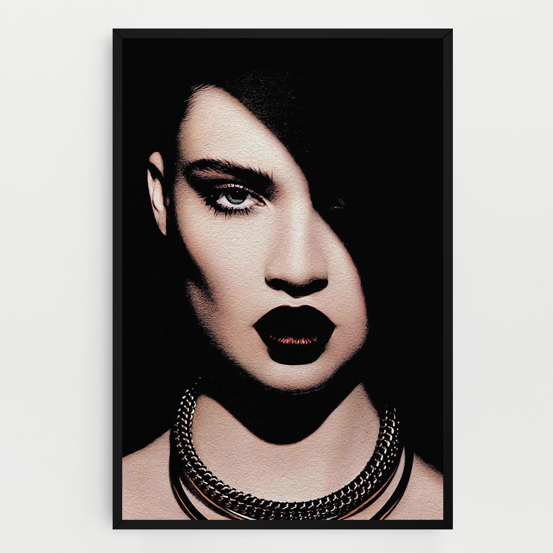 Картина на платно Gold Necklace mockup 0