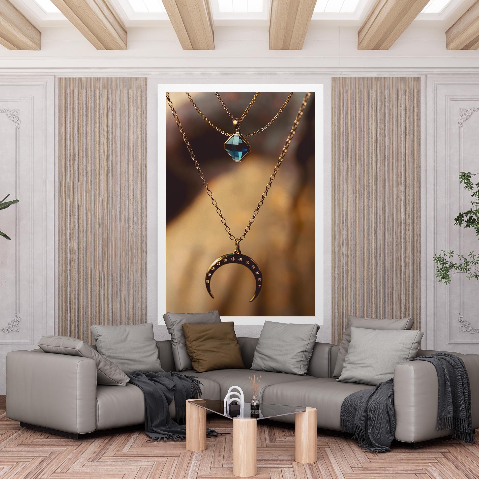 Moon Blue Necklace mockup 6