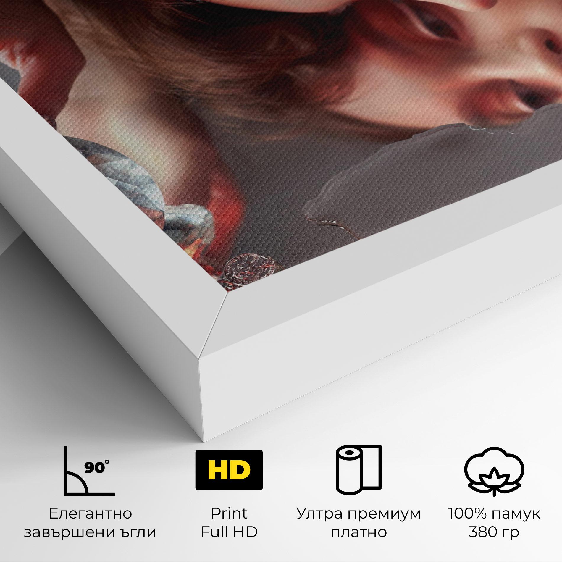 Картина на платно Big Diamond Hand mockup 4